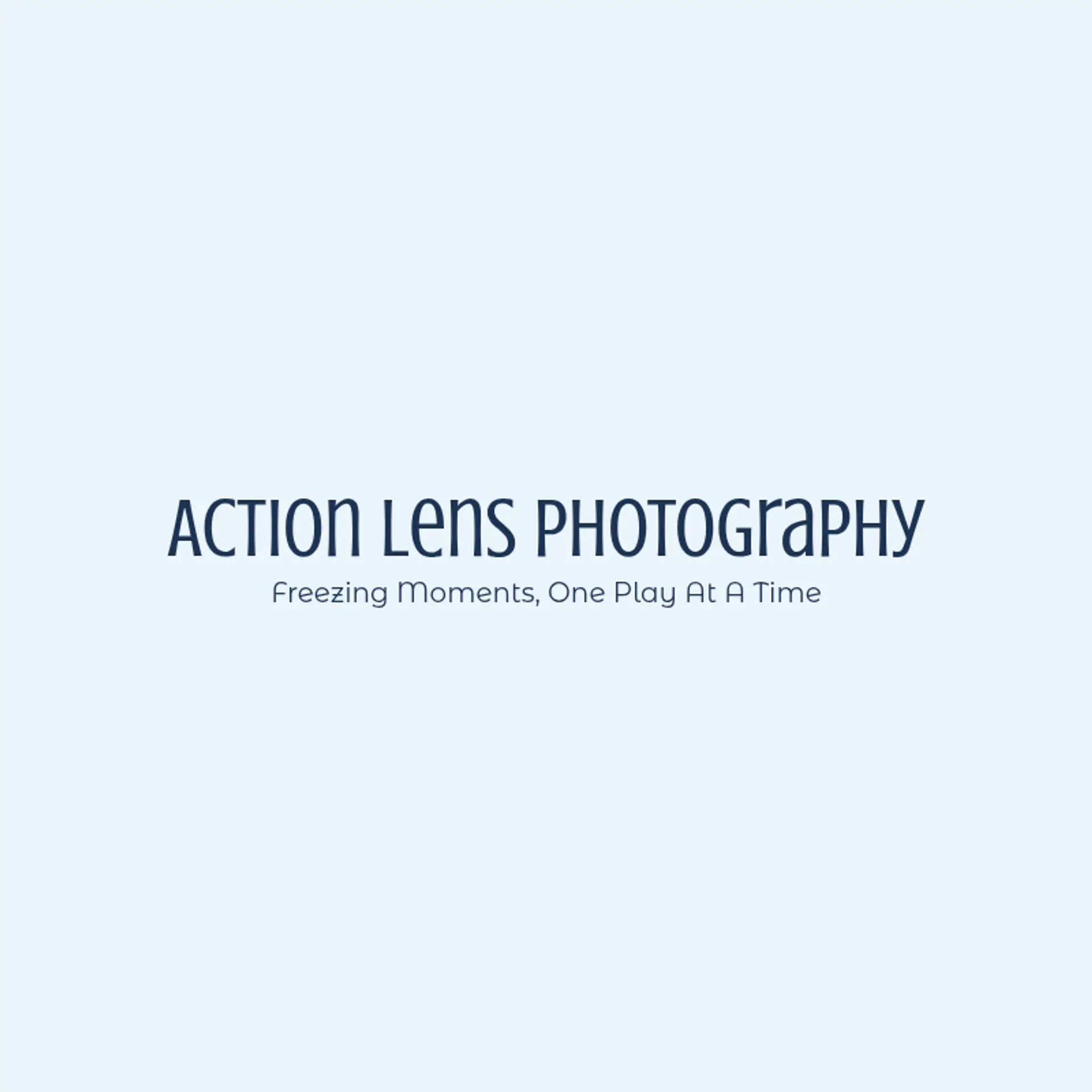 Action Lens Photography logo for sports photography