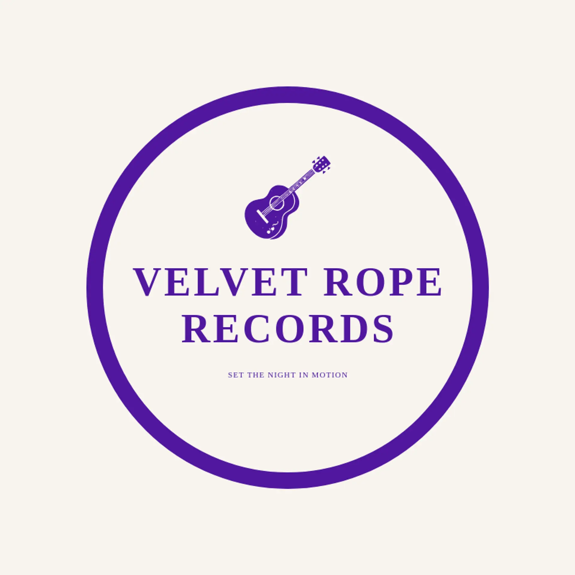 Velvet Rope Records logo for soundcloud