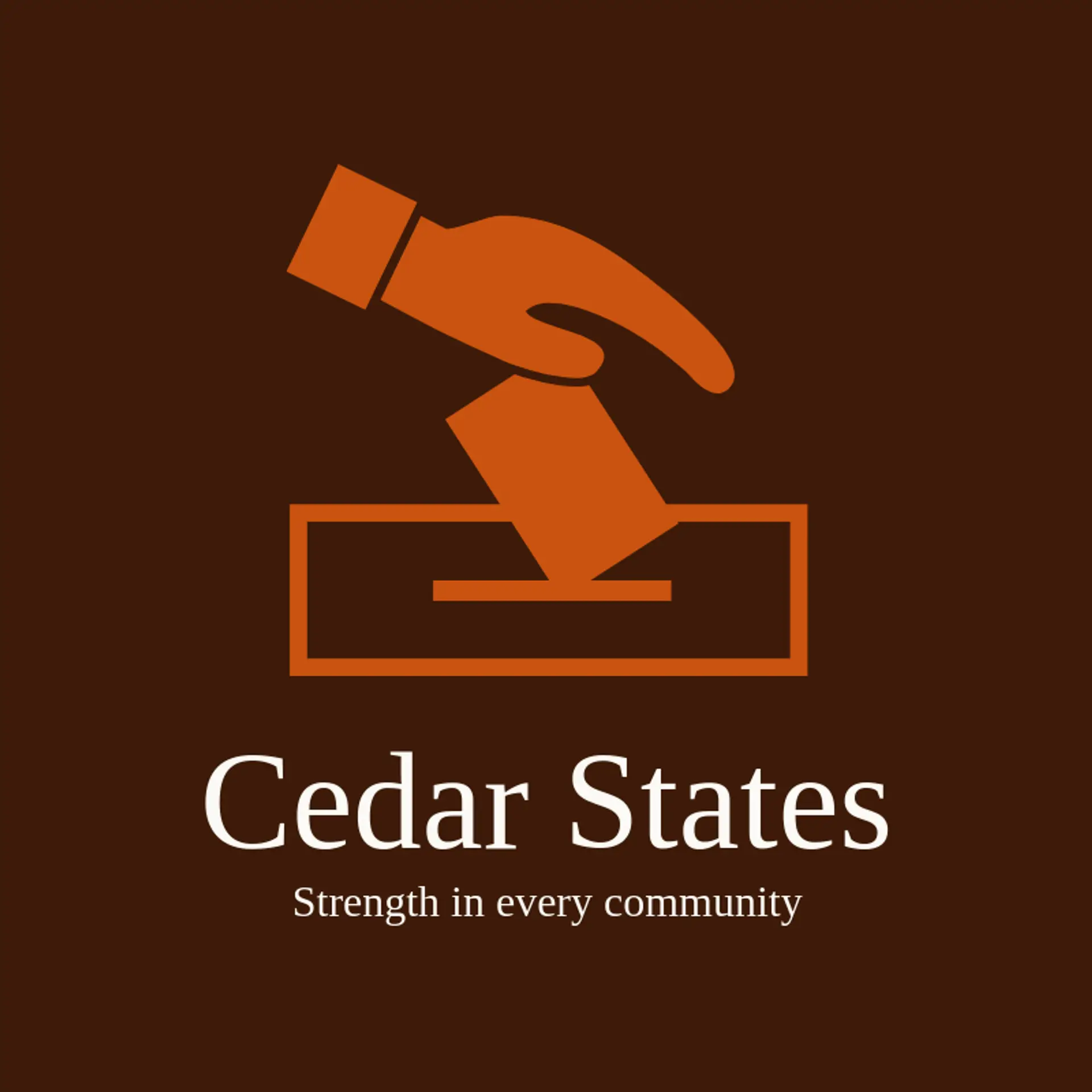 Cedar States logo for republican