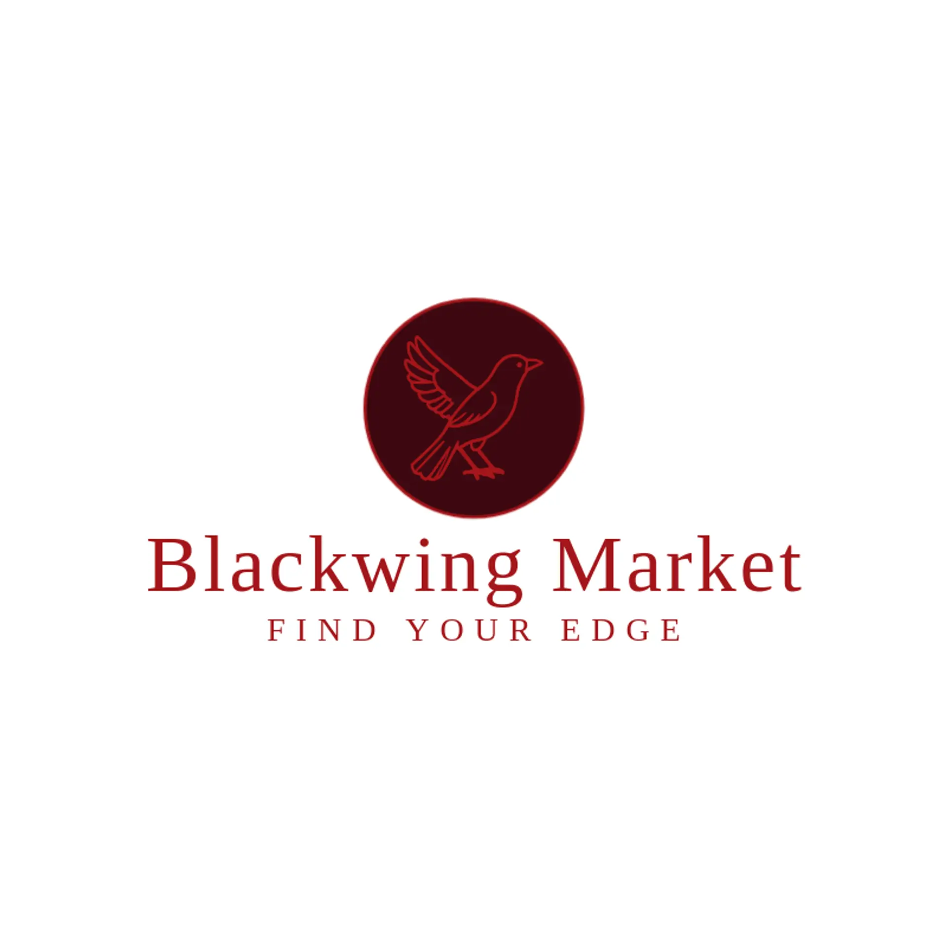 Blackwing Market logo for crow