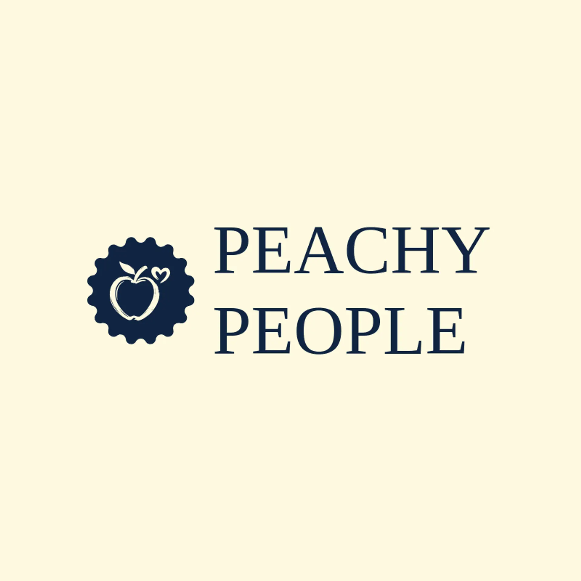 Peachy People logo for dating app