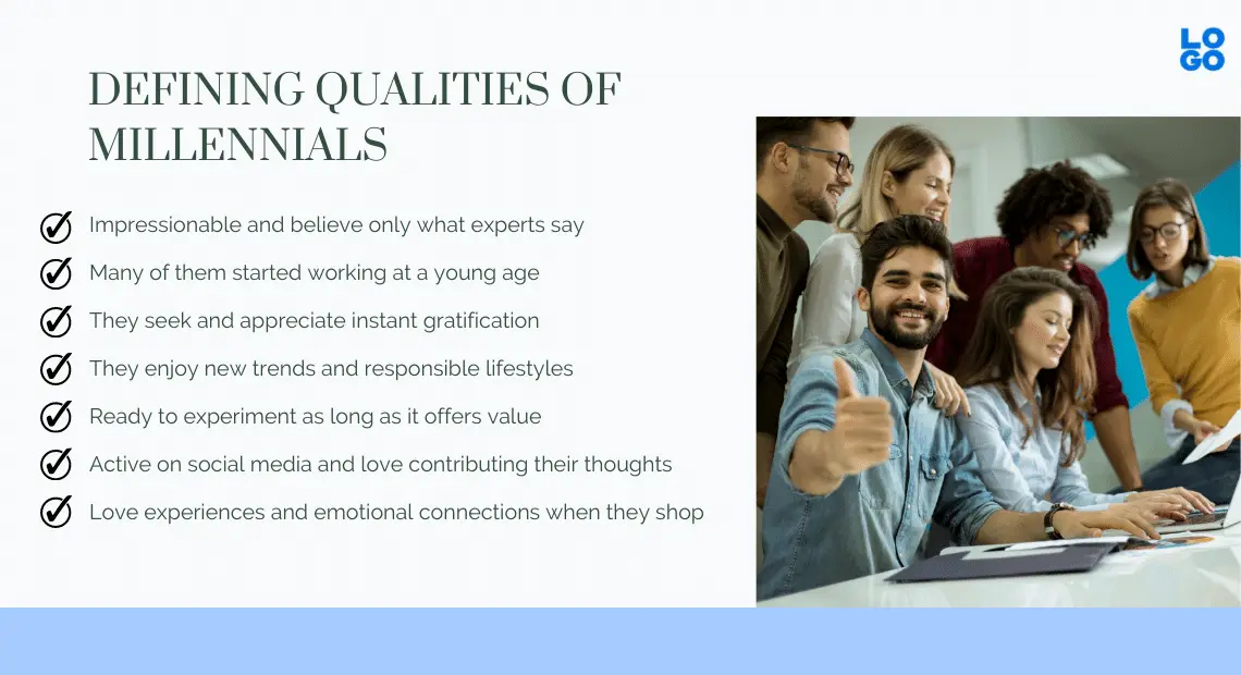 What characteristics define a millennial?
