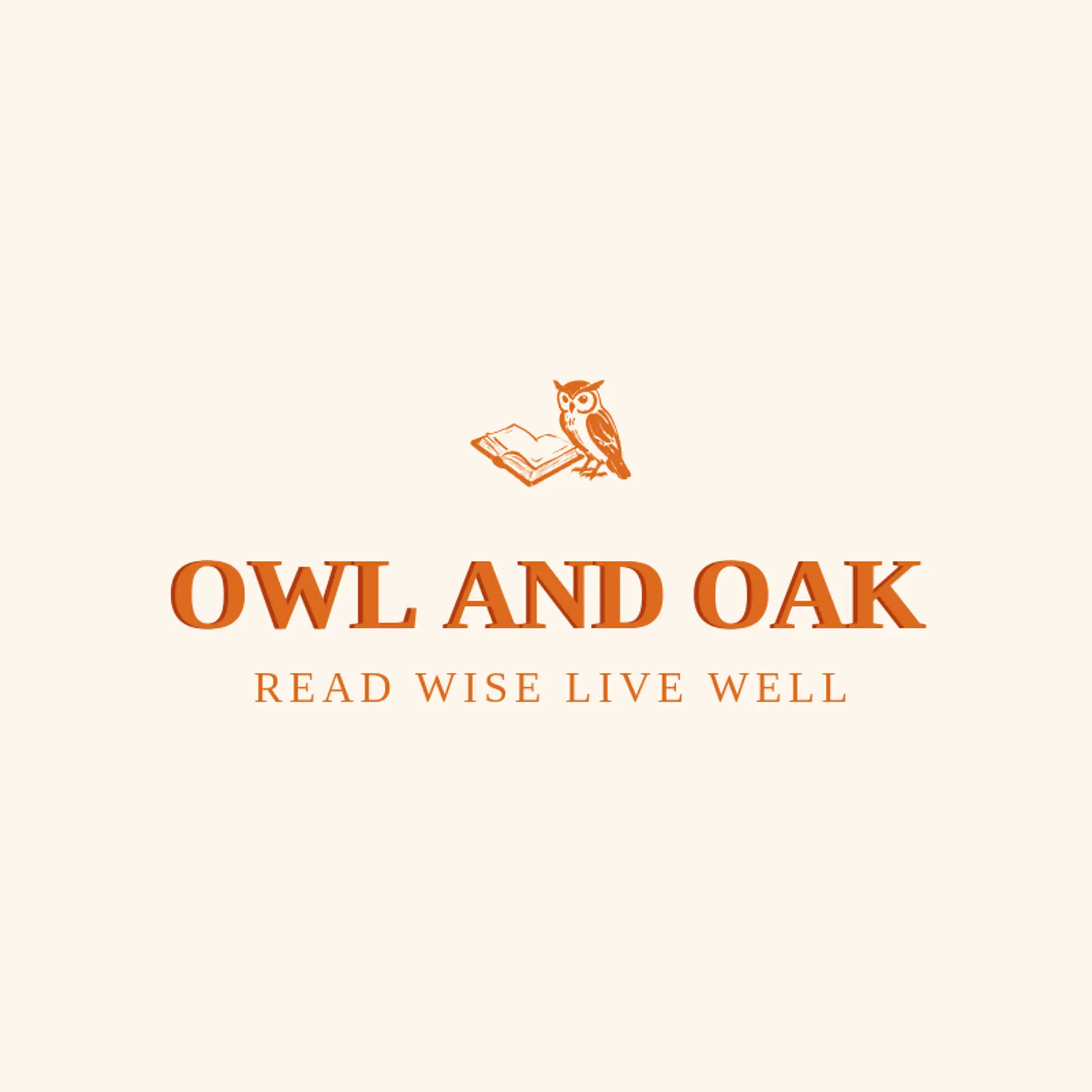 Owl And Oak logo for book club