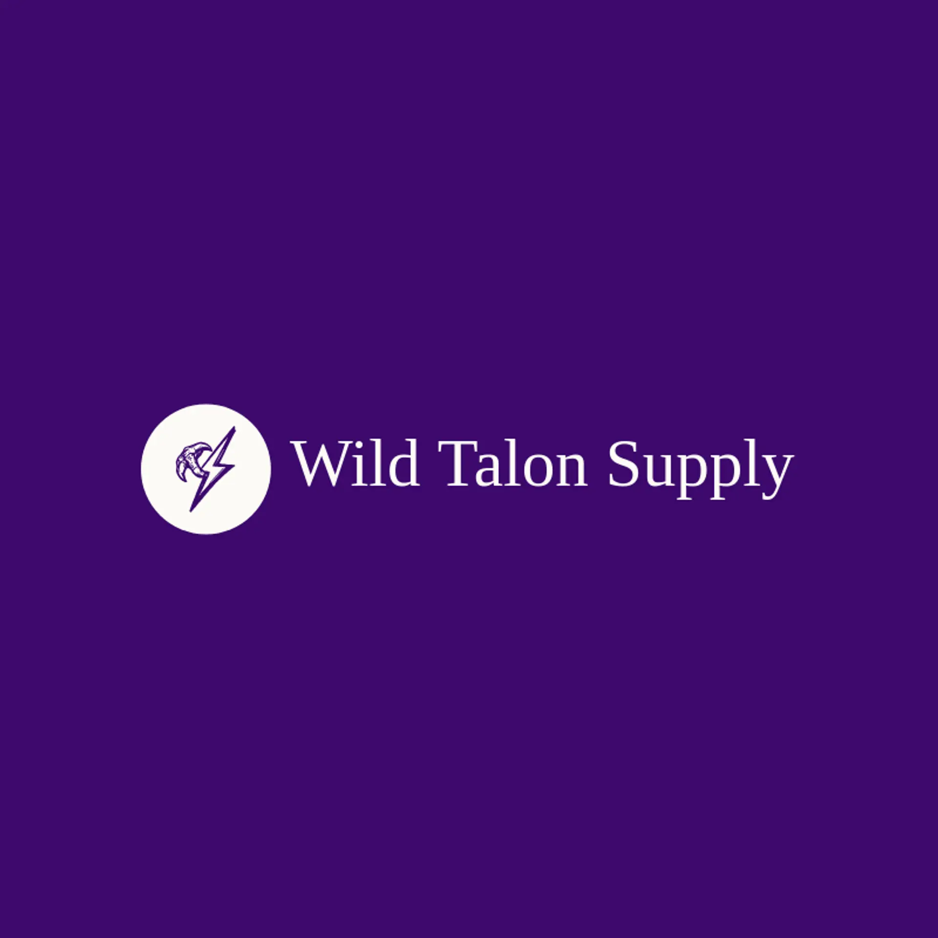Wild Talon Supply logo for hawk