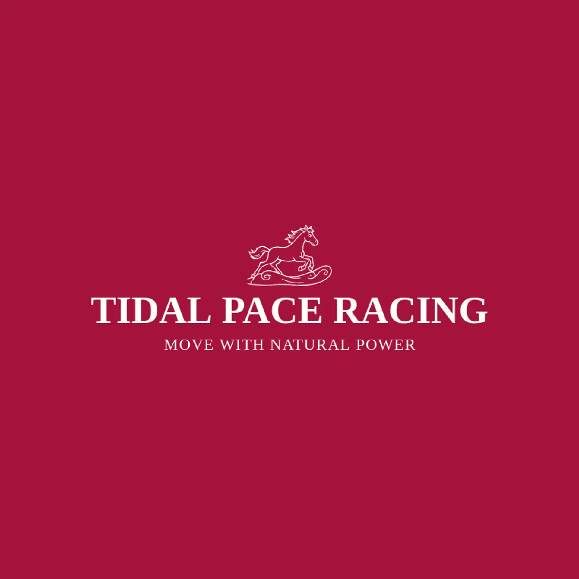 Tidal Pace Racing logo for horse racing