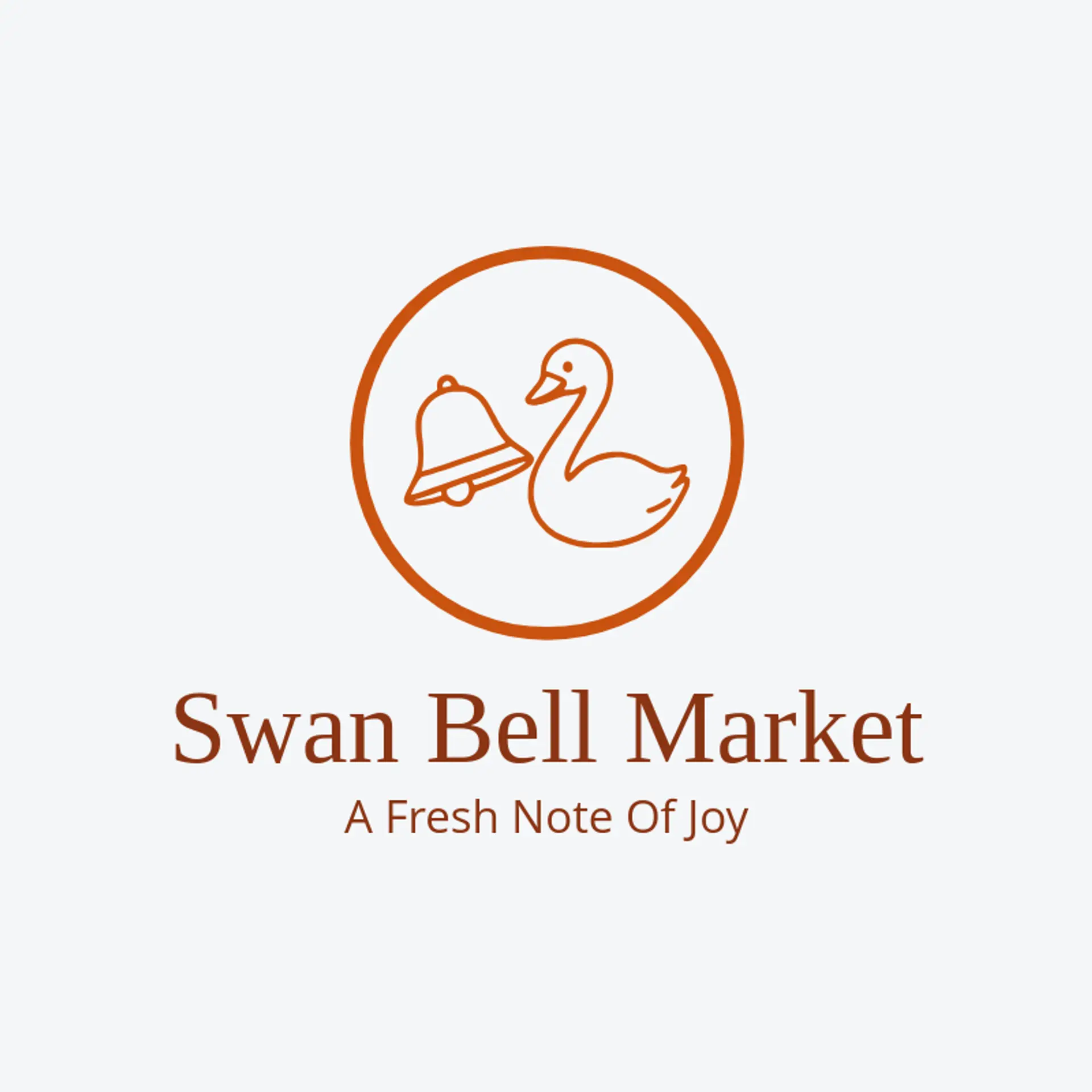 Swan Bell Market logo for swan