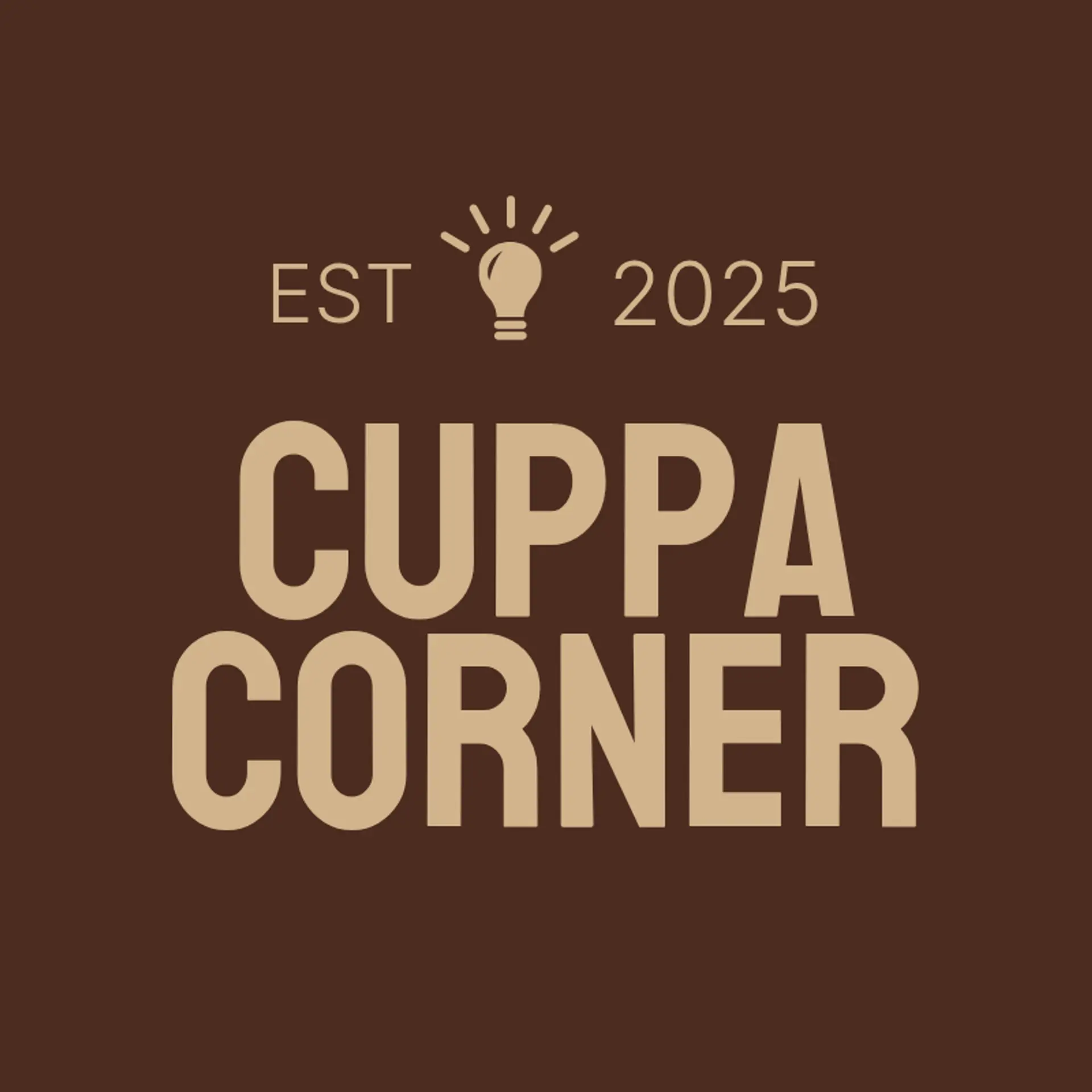 Cuppa Corner logo for cafe