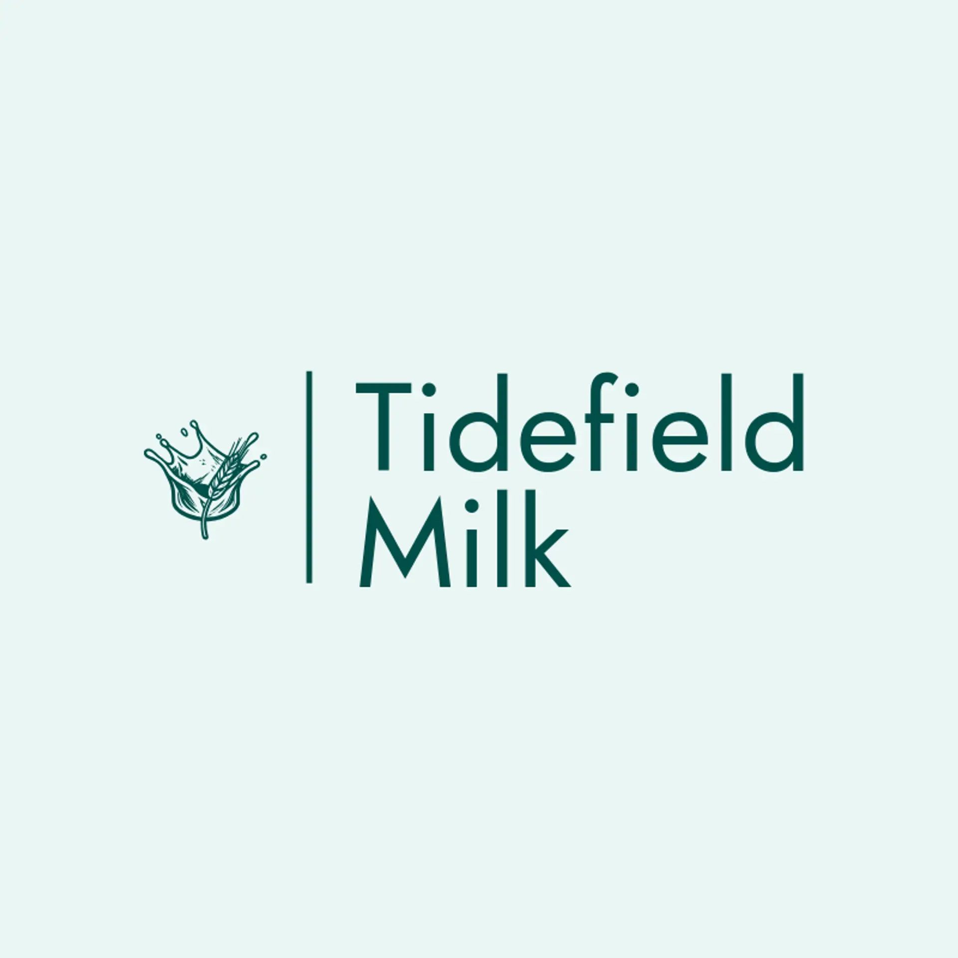 Tidefield Milk logo for milk