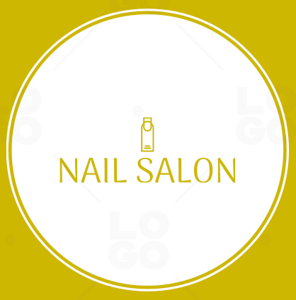 Nail Art Studio Logo Template Design Stock Vector Image & Art - Alamy