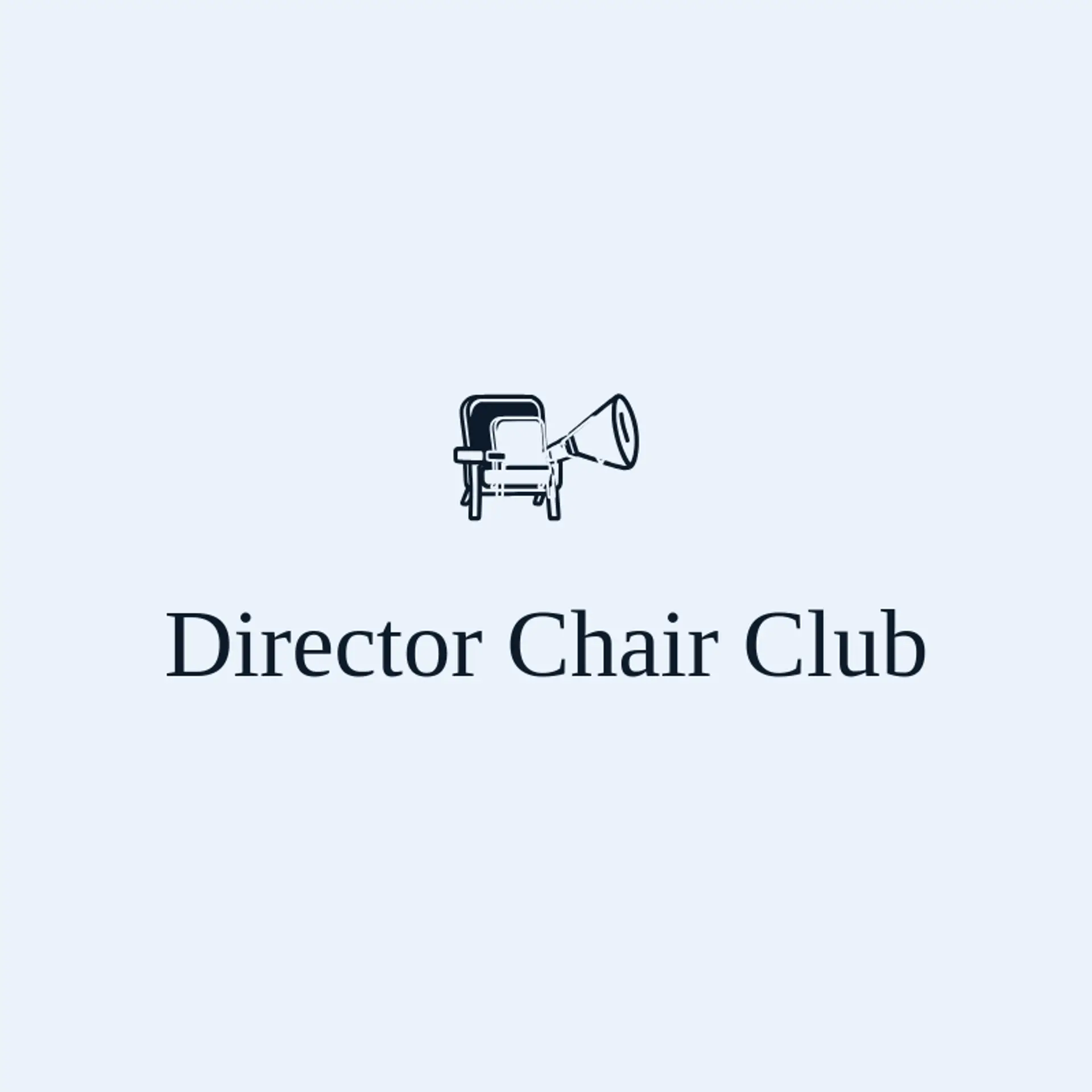 Director Chair Club logo for theatre