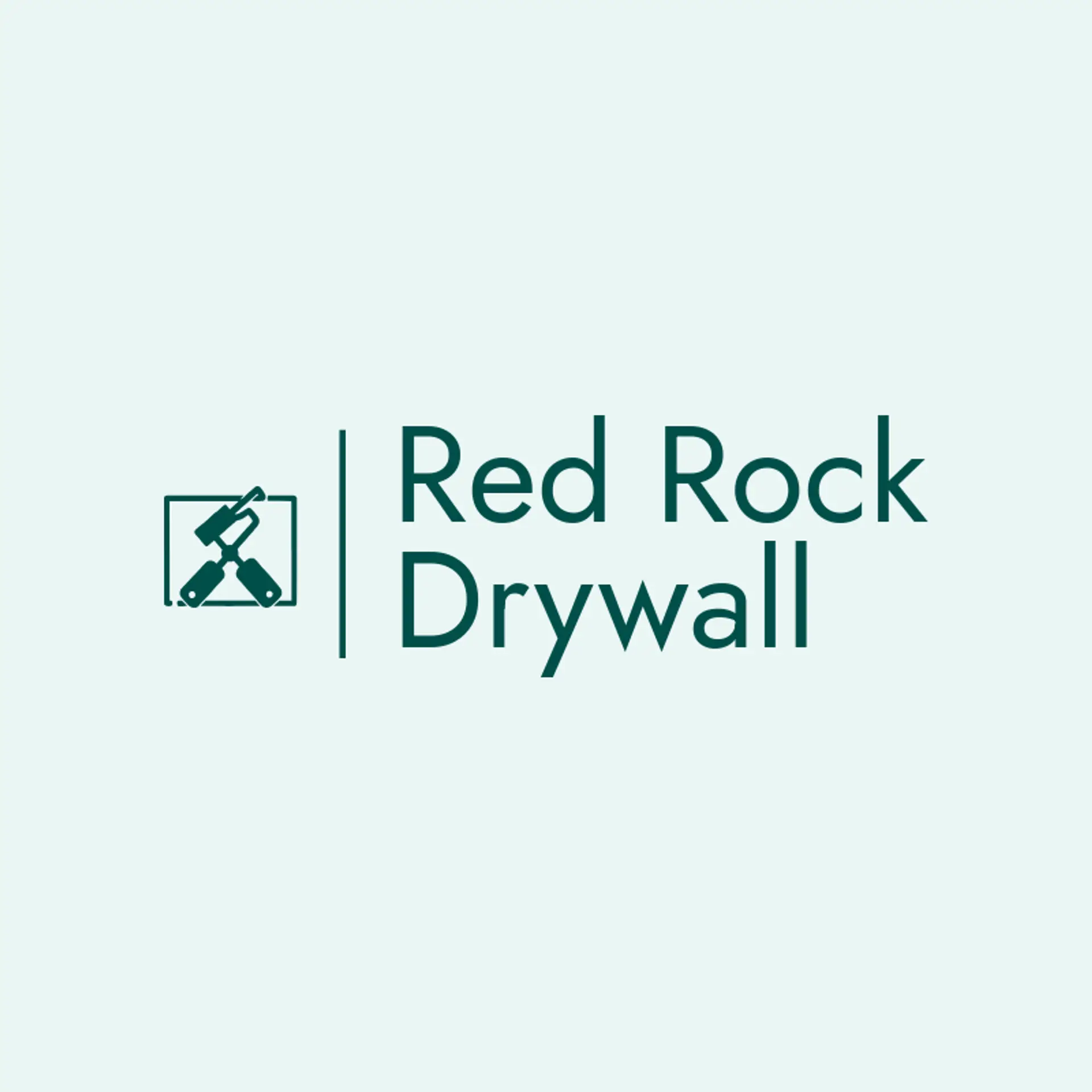 Red Rock Drywall logo for drywall