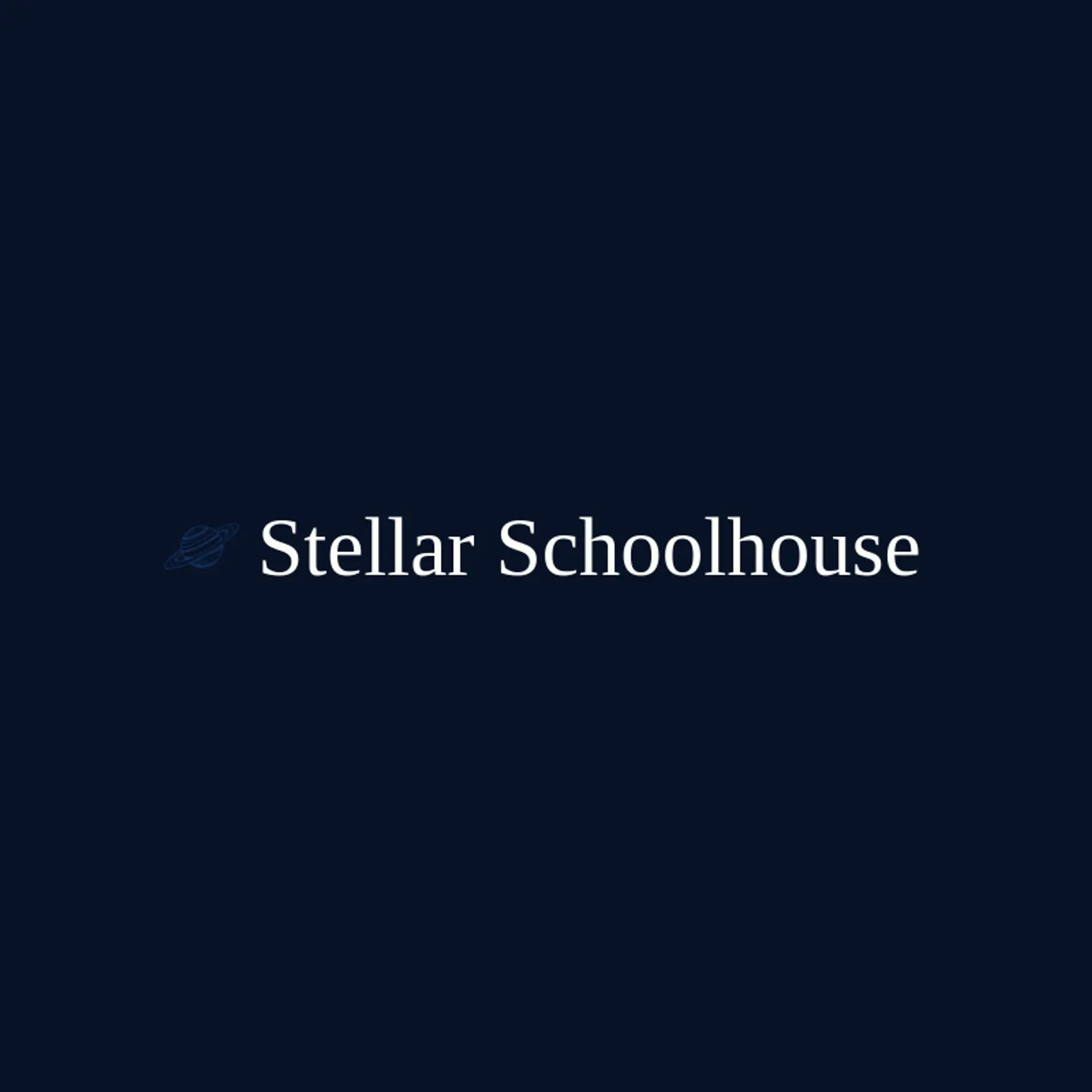 Stellar Schoolhouse logo for saturn