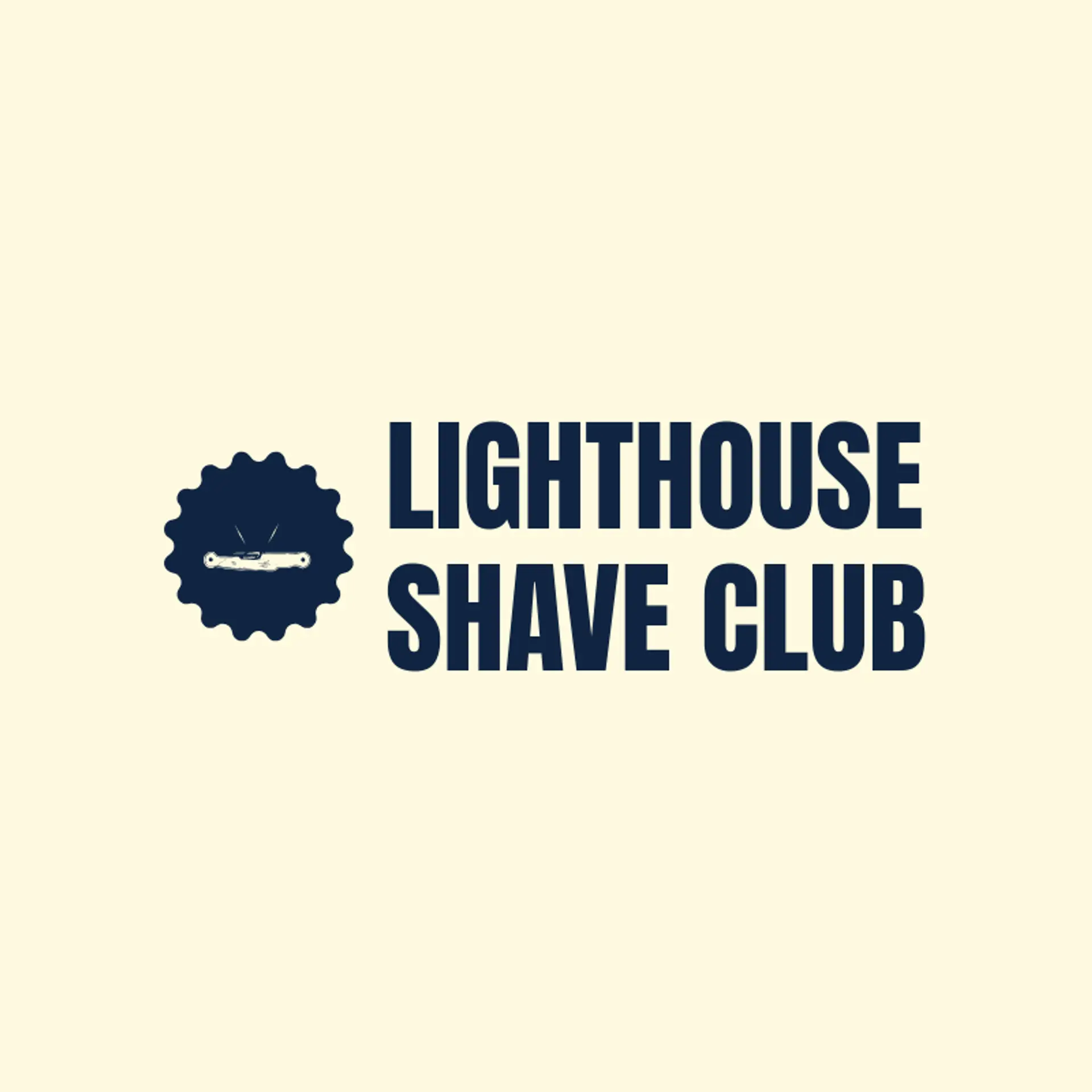 Lighthouse Shave Club logo for razor