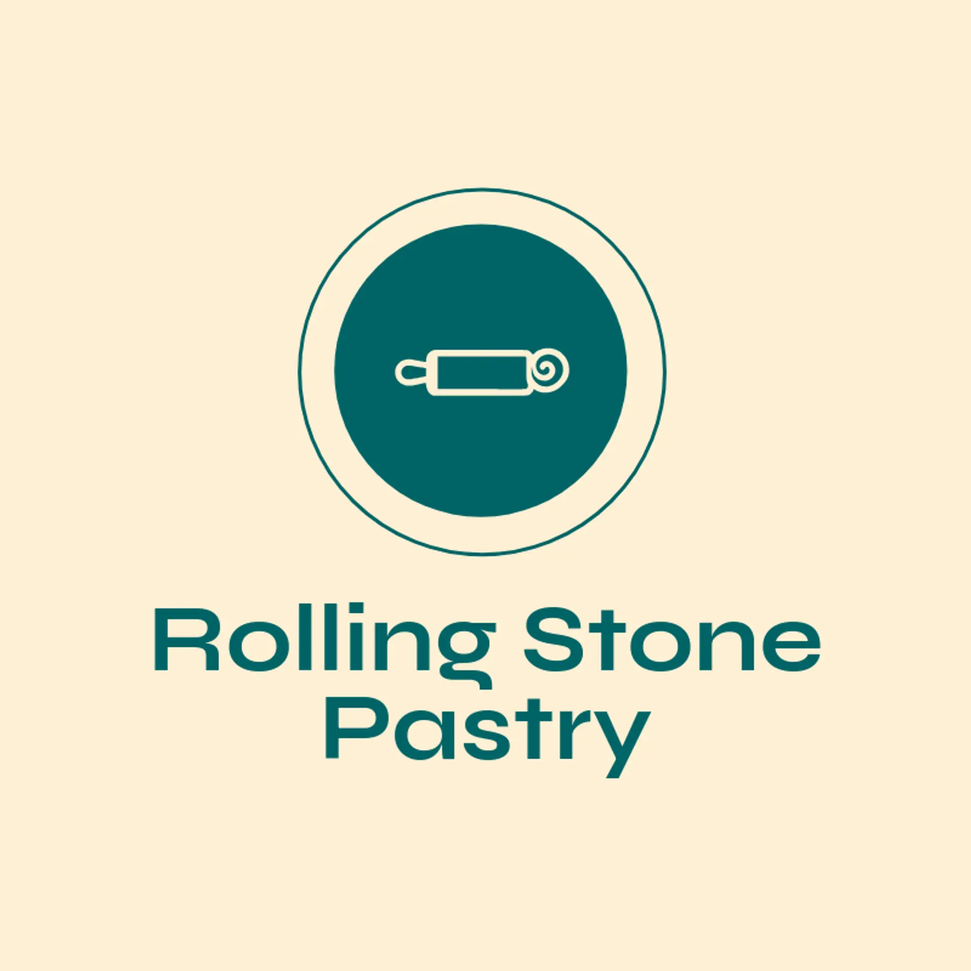 Rolling Stone Pastry logo for chef