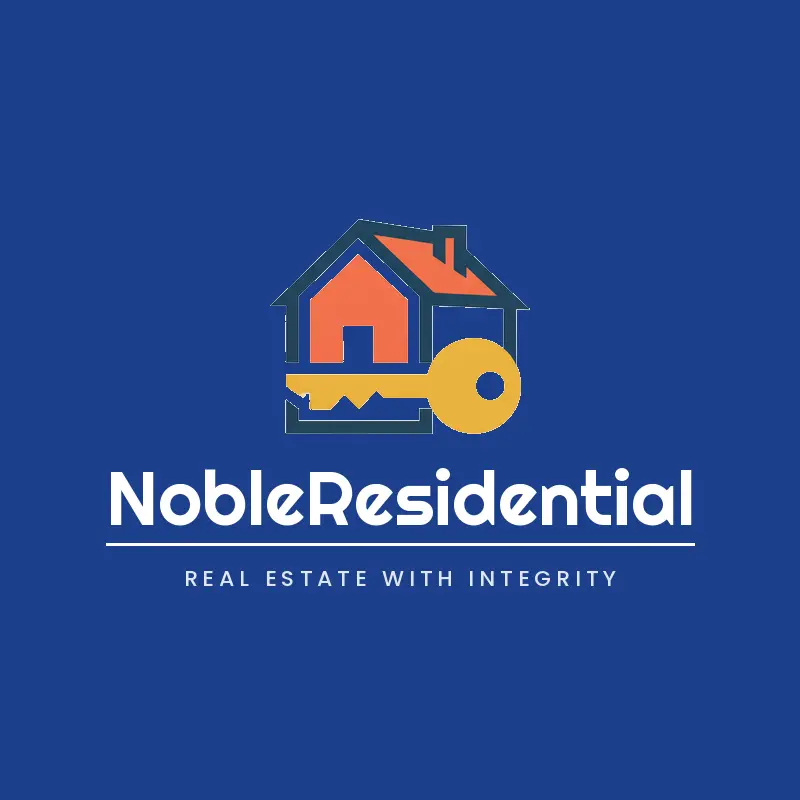 Coral house and golden key logo