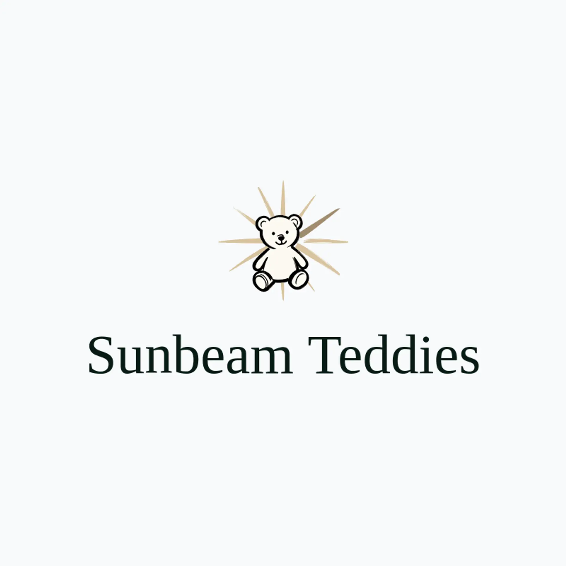 Sunbeam Teddies logo for teddy bear
