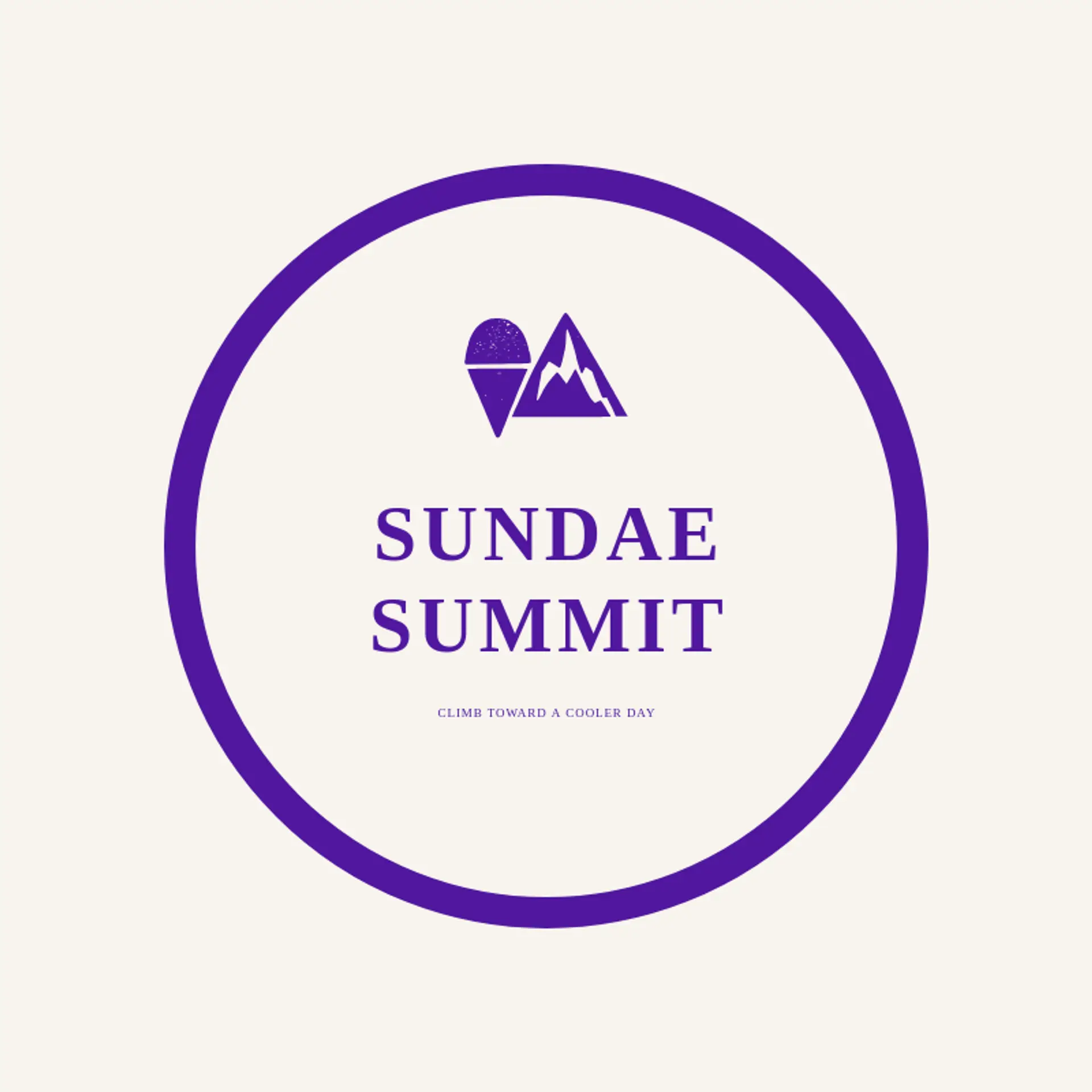 Sundae Summit logo for snow cone