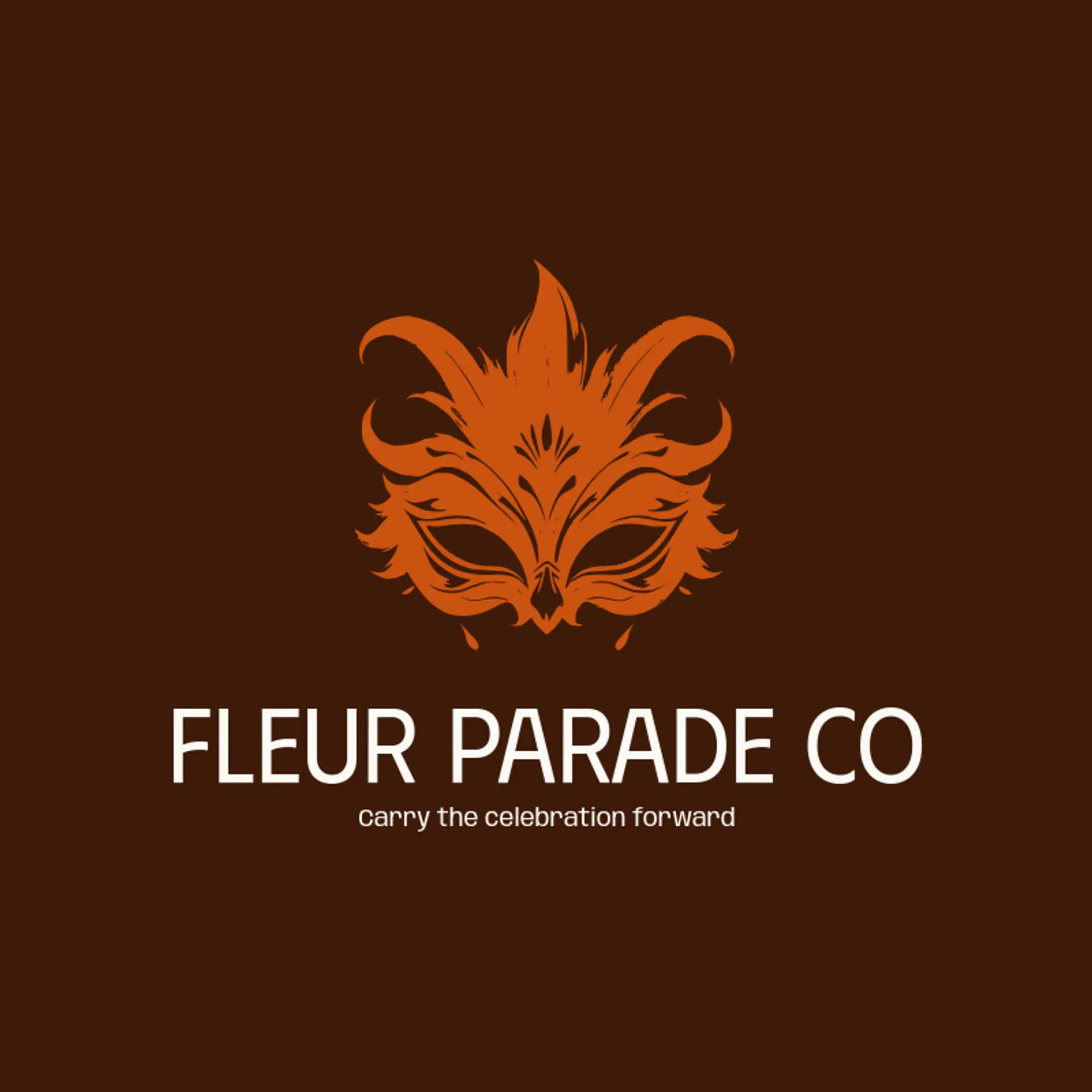 Fleur Parade Co logo for mardi gras