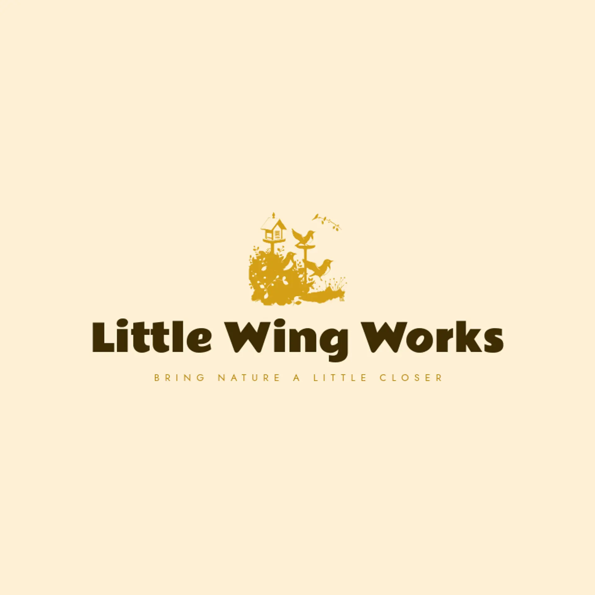Little Wing Works logo for birdhouse