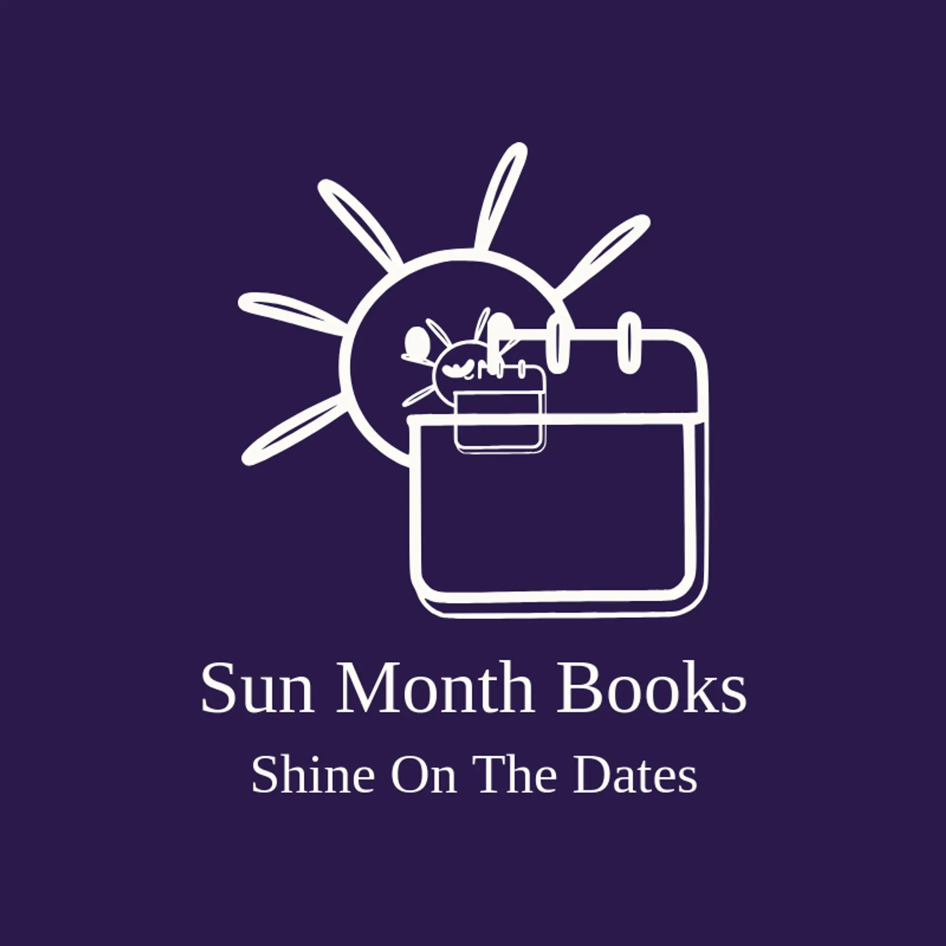 Sun Month Books logo for calendar