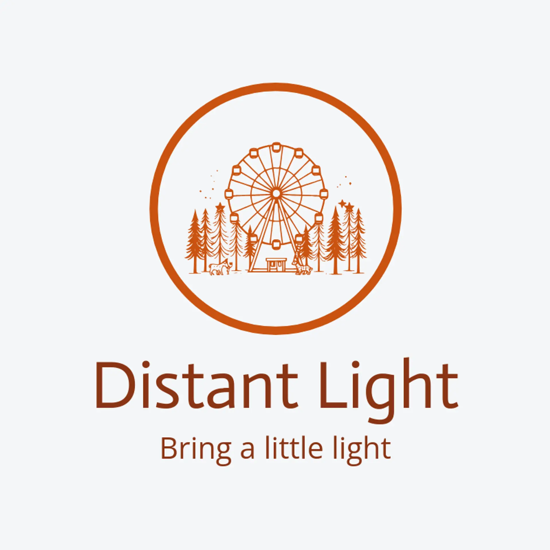 Distant Light logo for stars