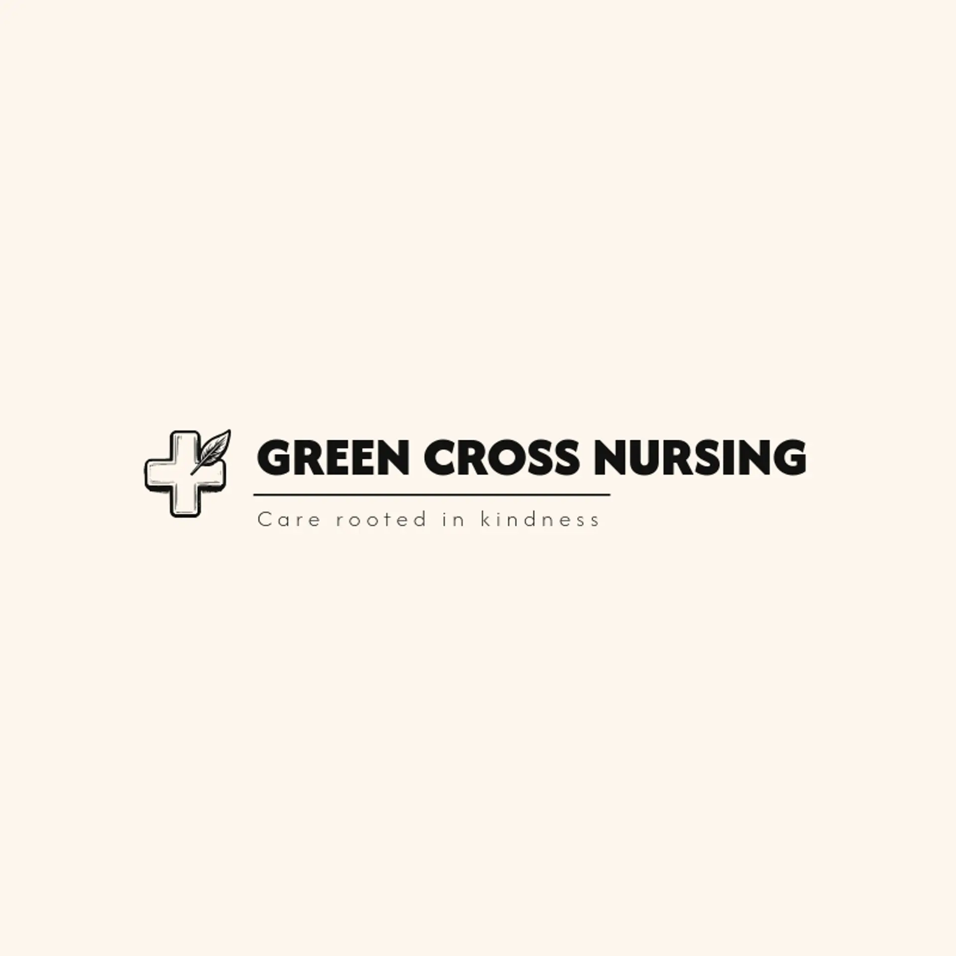 Green Cross Nursing logo for nurse