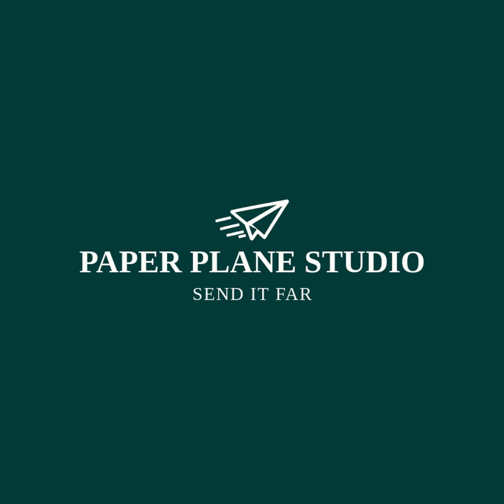 Paper Plane Studio logo for message