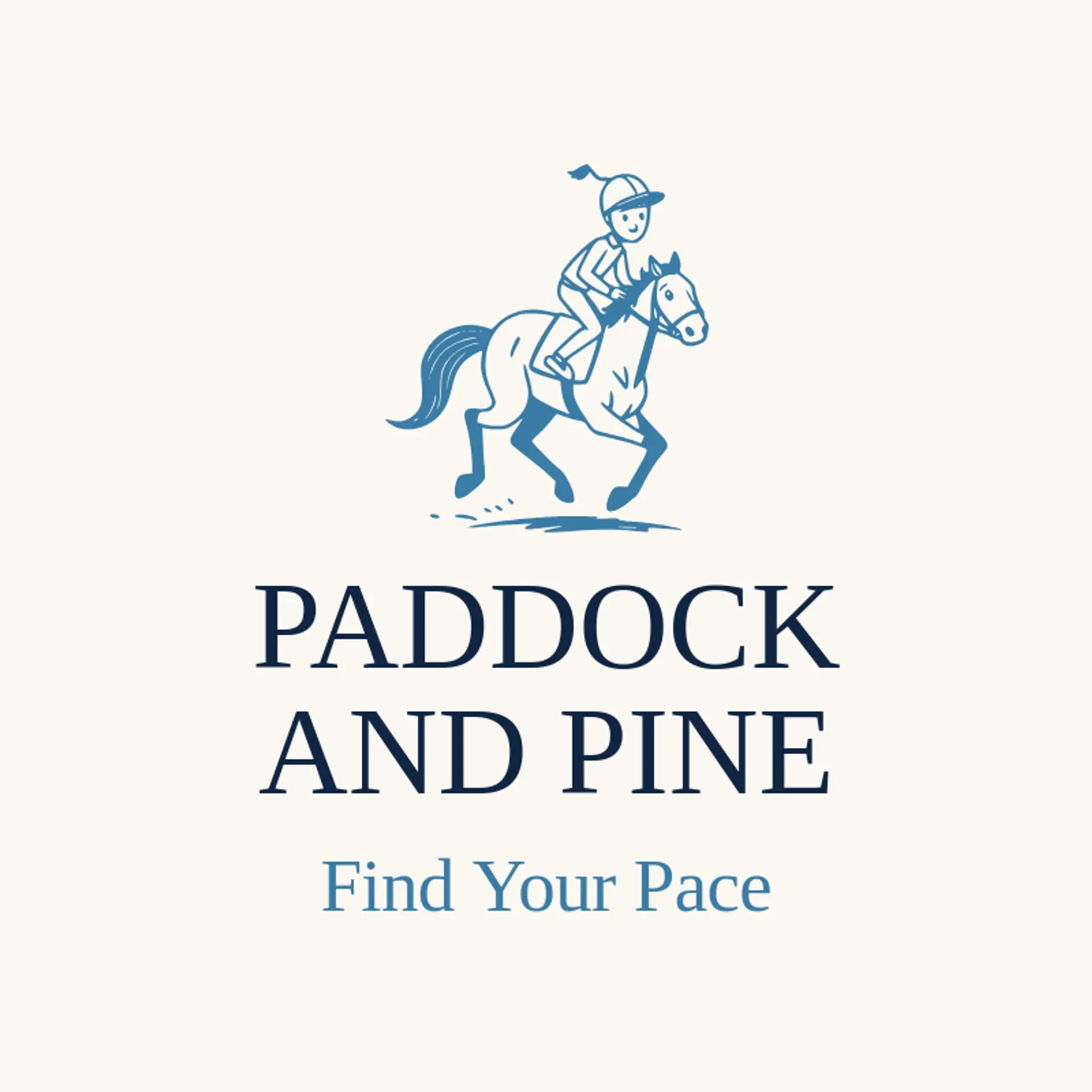 Paddock and Pine logo for jockey