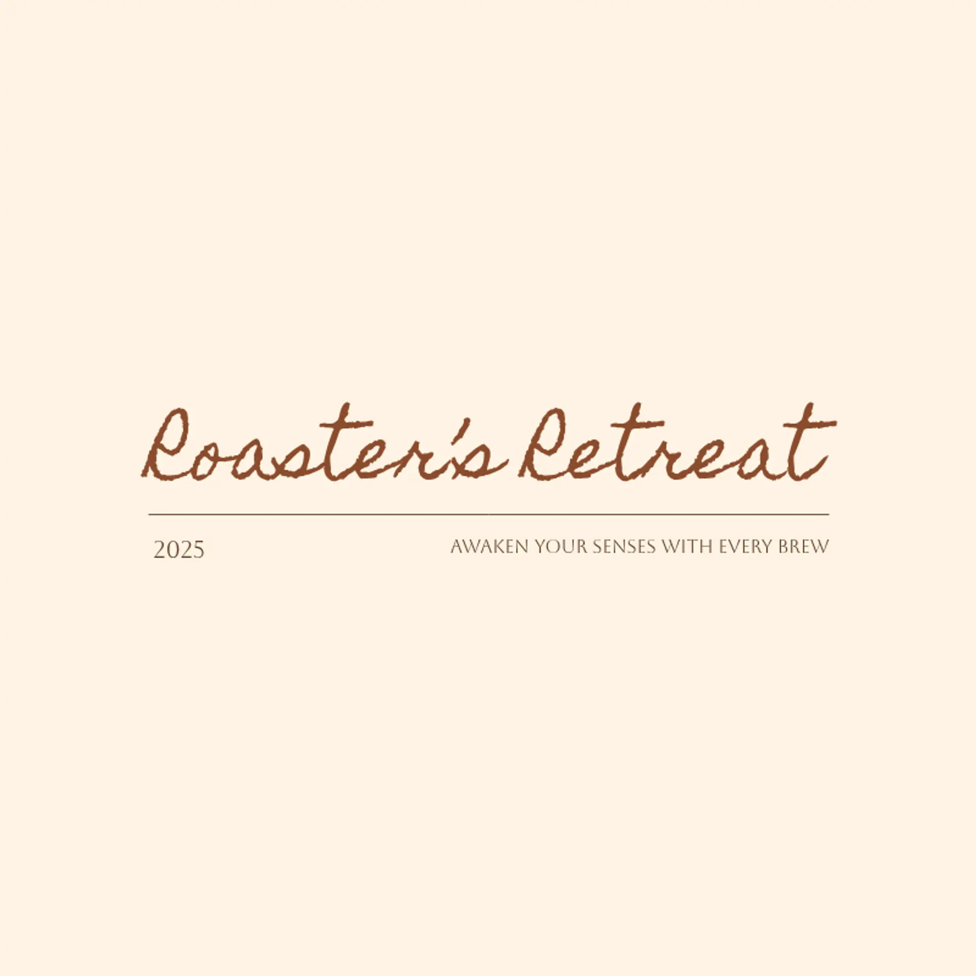 Roaster’s Retreat logo for cafe