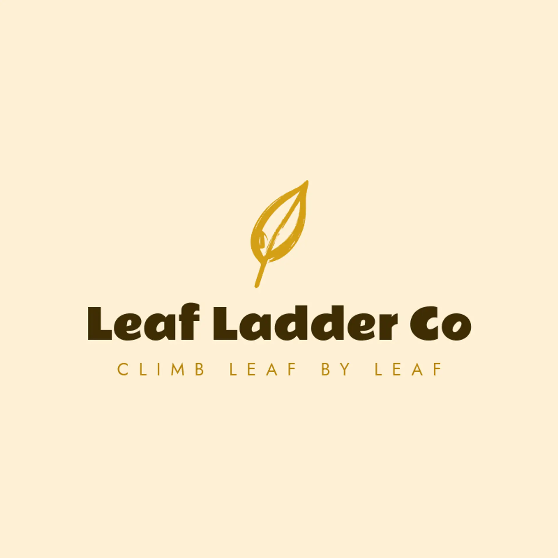 Leaf Ladder Co logo for growth