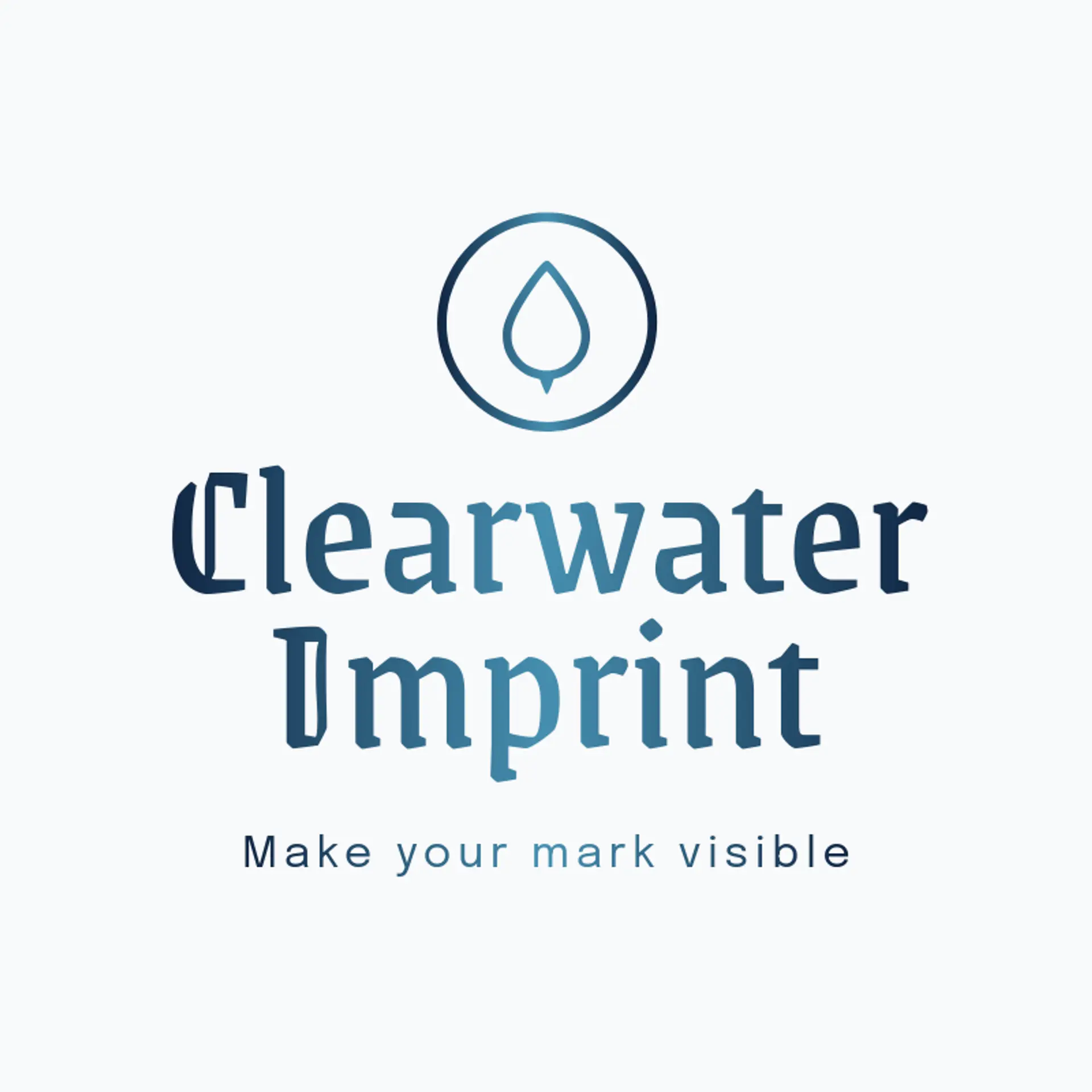 Clearwater Imprint logo for stamp