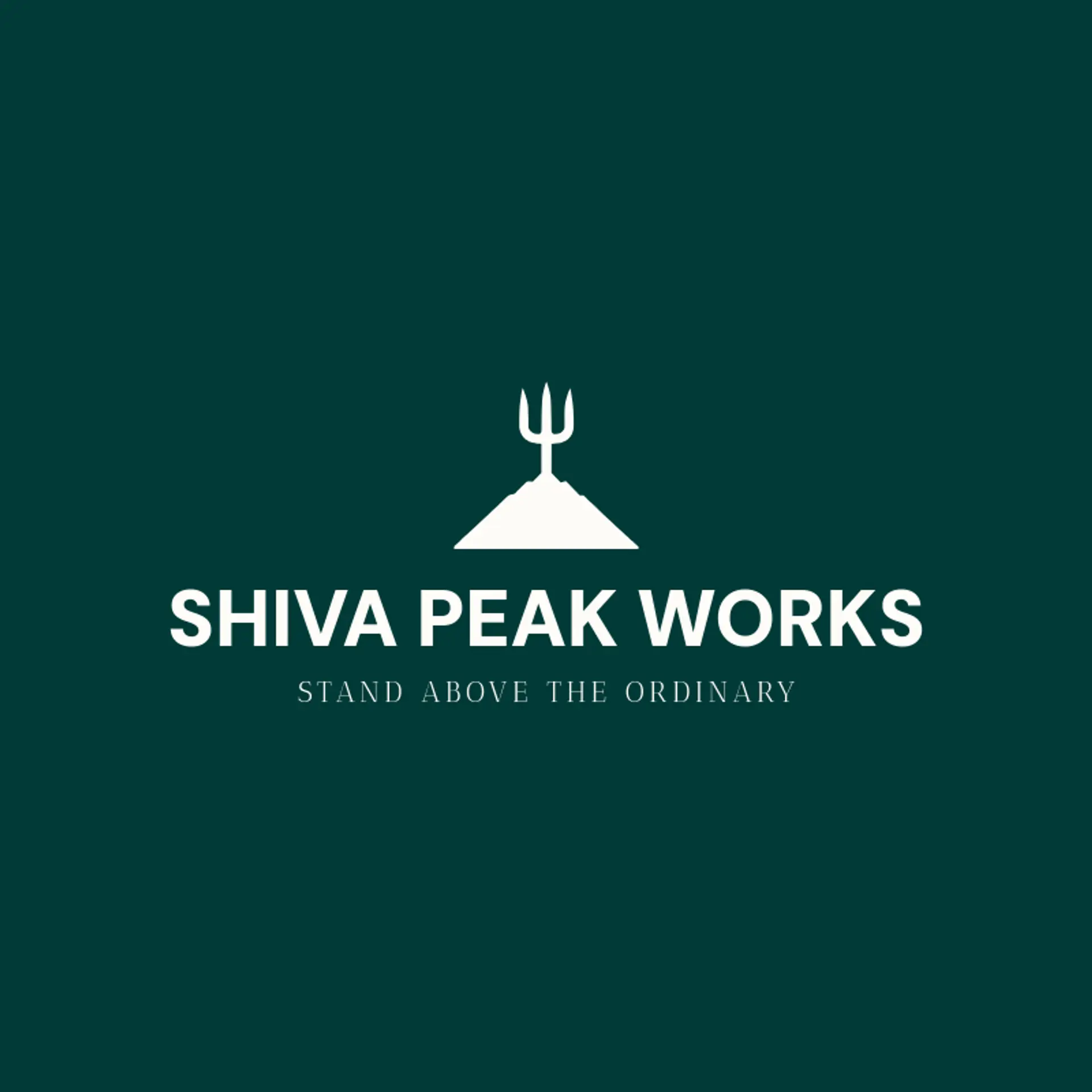 Shiva Peak Works logo for mahadev