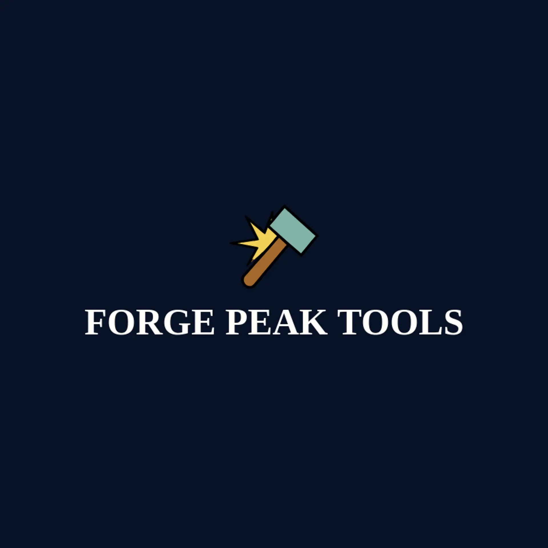 Forge Peak Tools logo for hammer