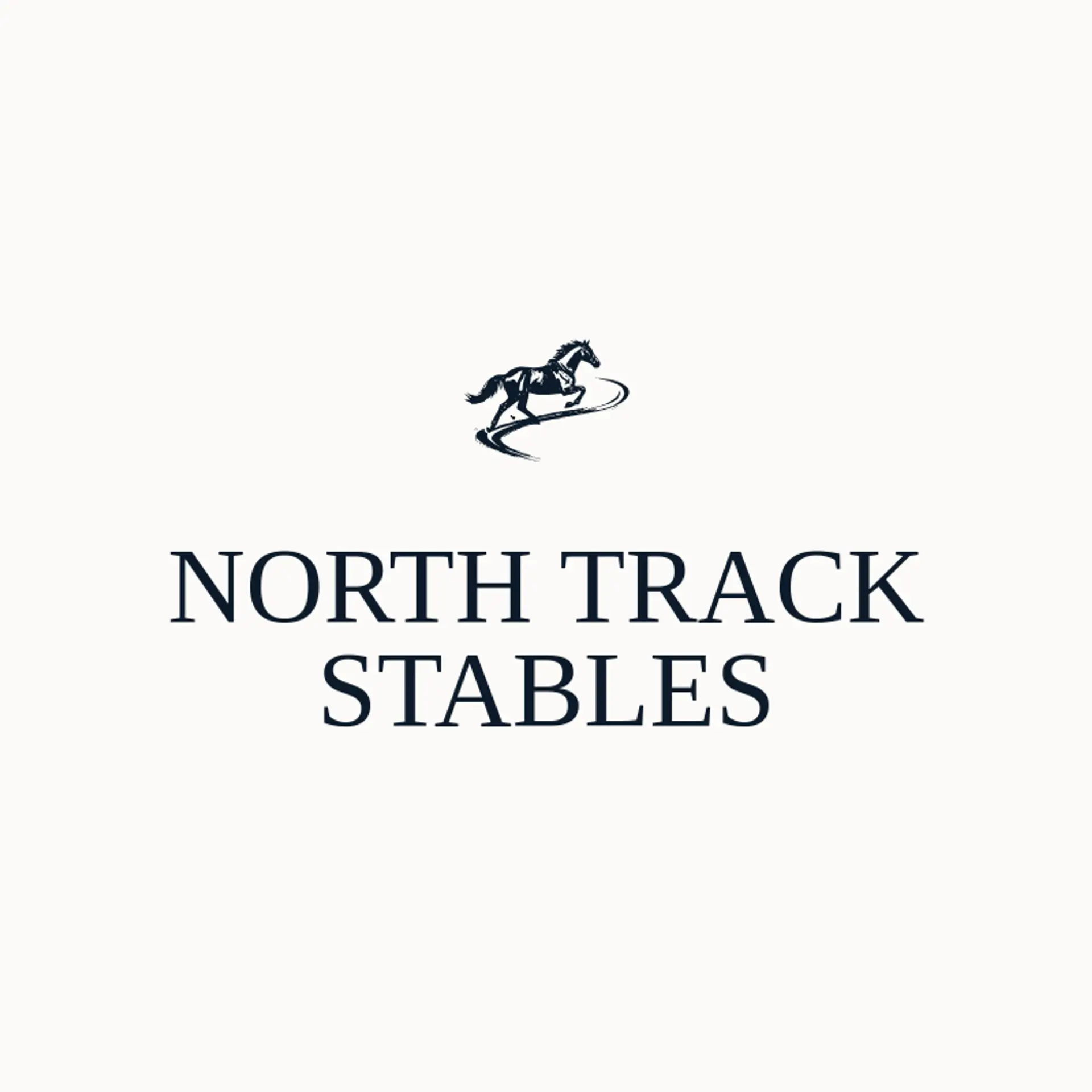 North Track Stables logo for horse racing