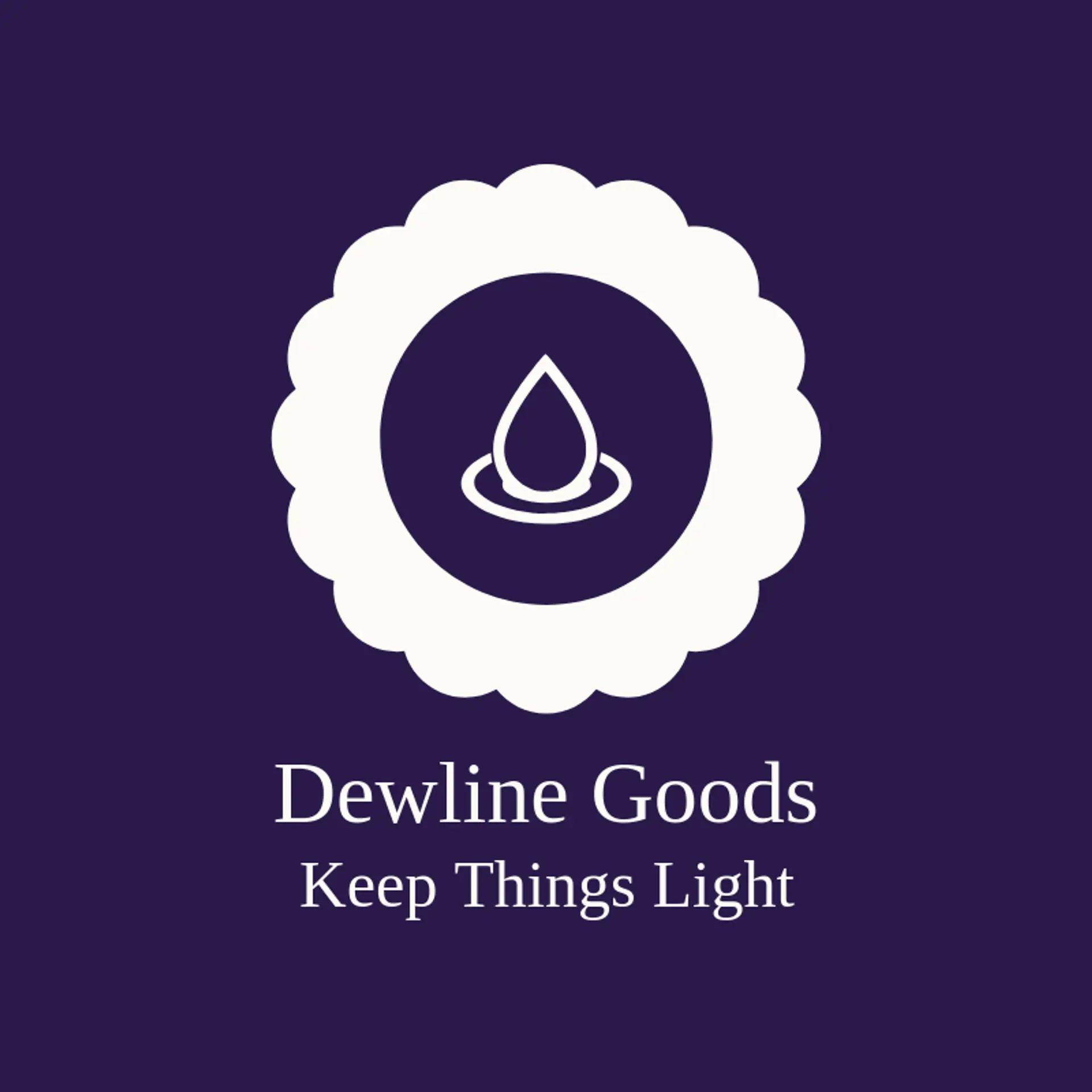 Dewline Goods logo for drip