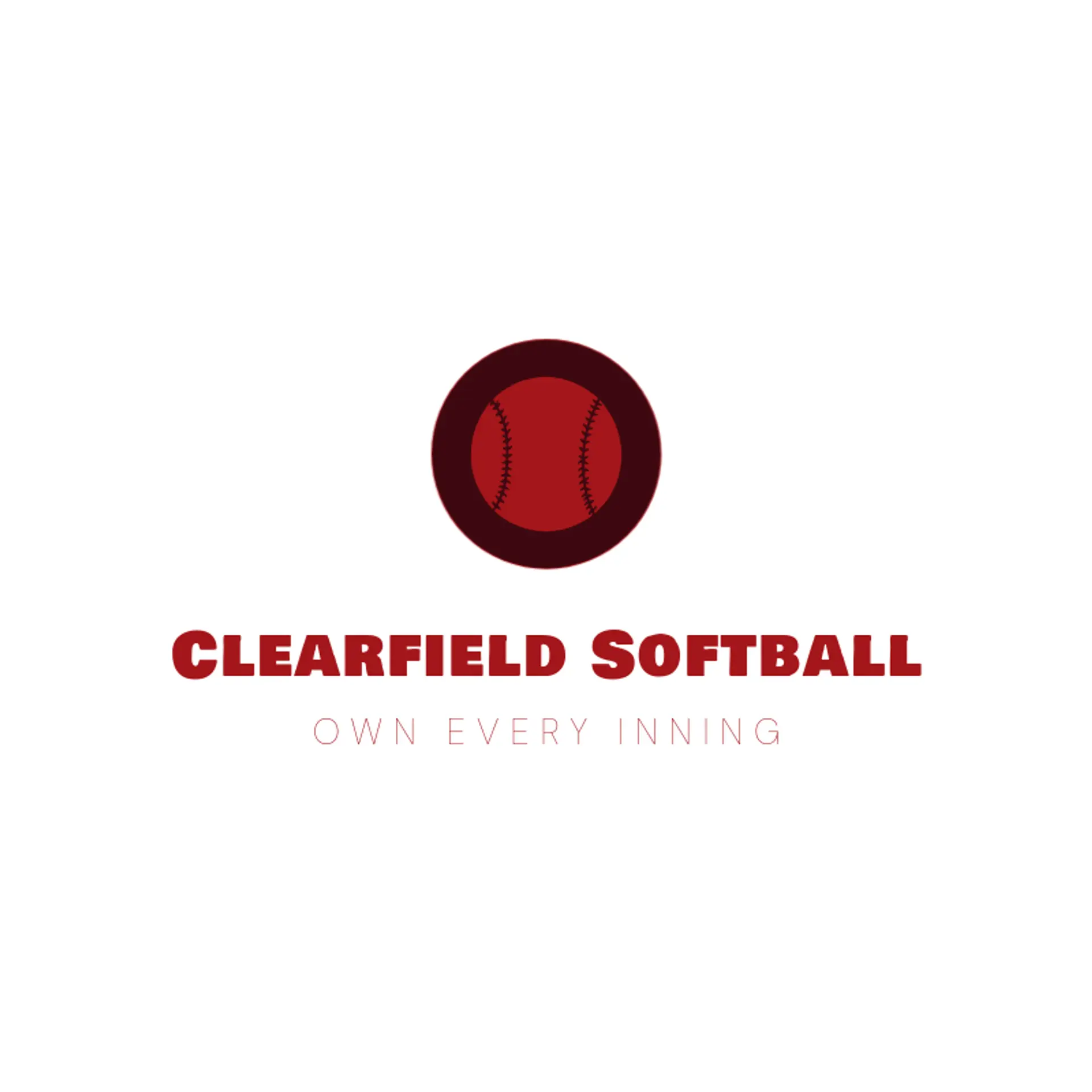 Clearfield Softball logo for softball