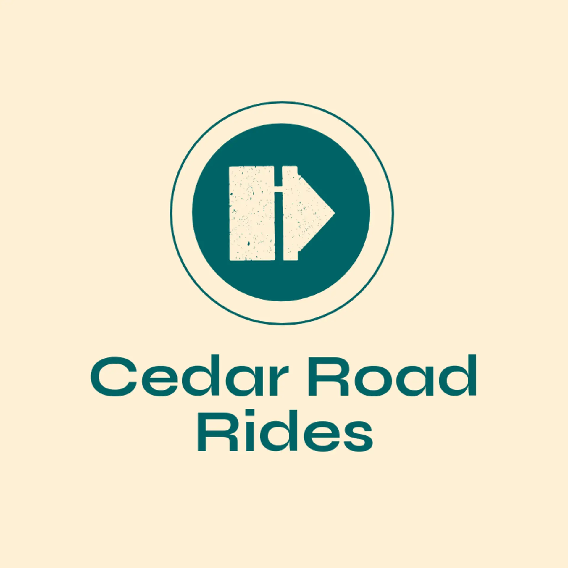 Cedar Road Rides logo for driver