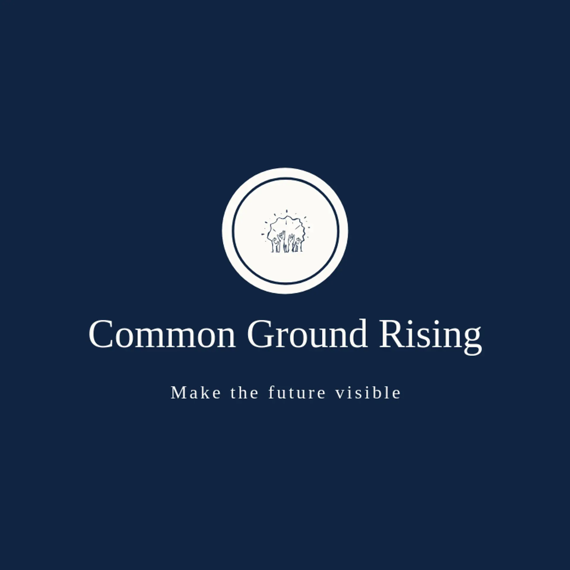Common Ground Rising logo for revolution