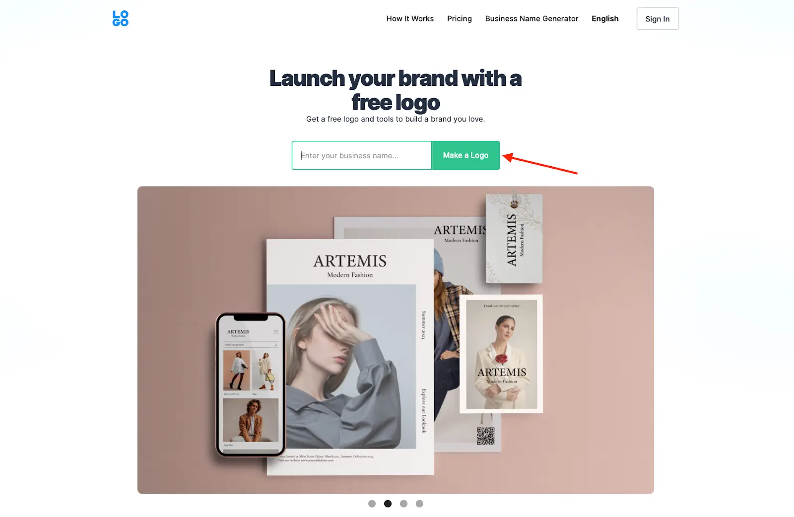 Create a free logo with LOGO.com