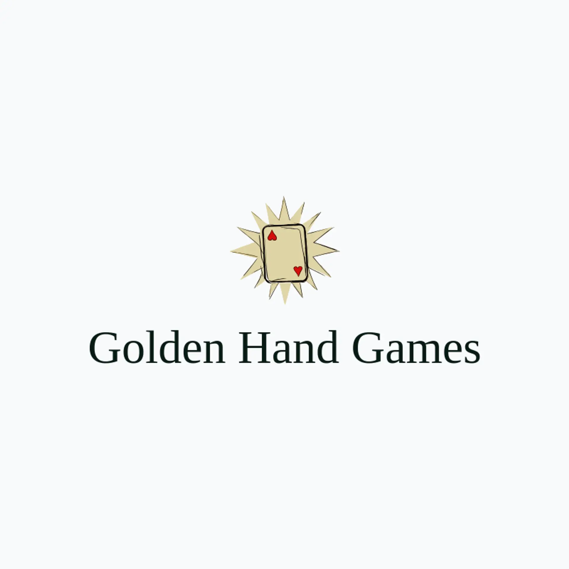 Golden Hand Games logo for playing cards