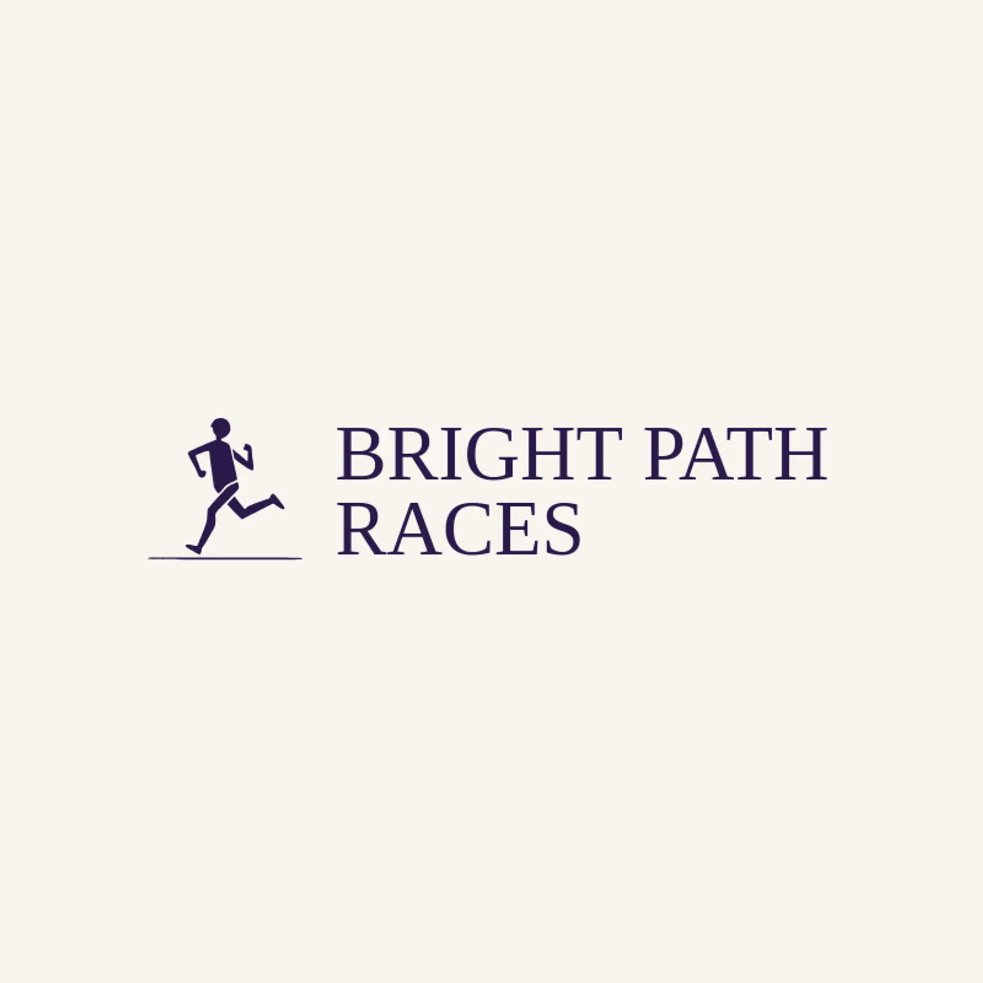 Bright Path Races logo for marathon