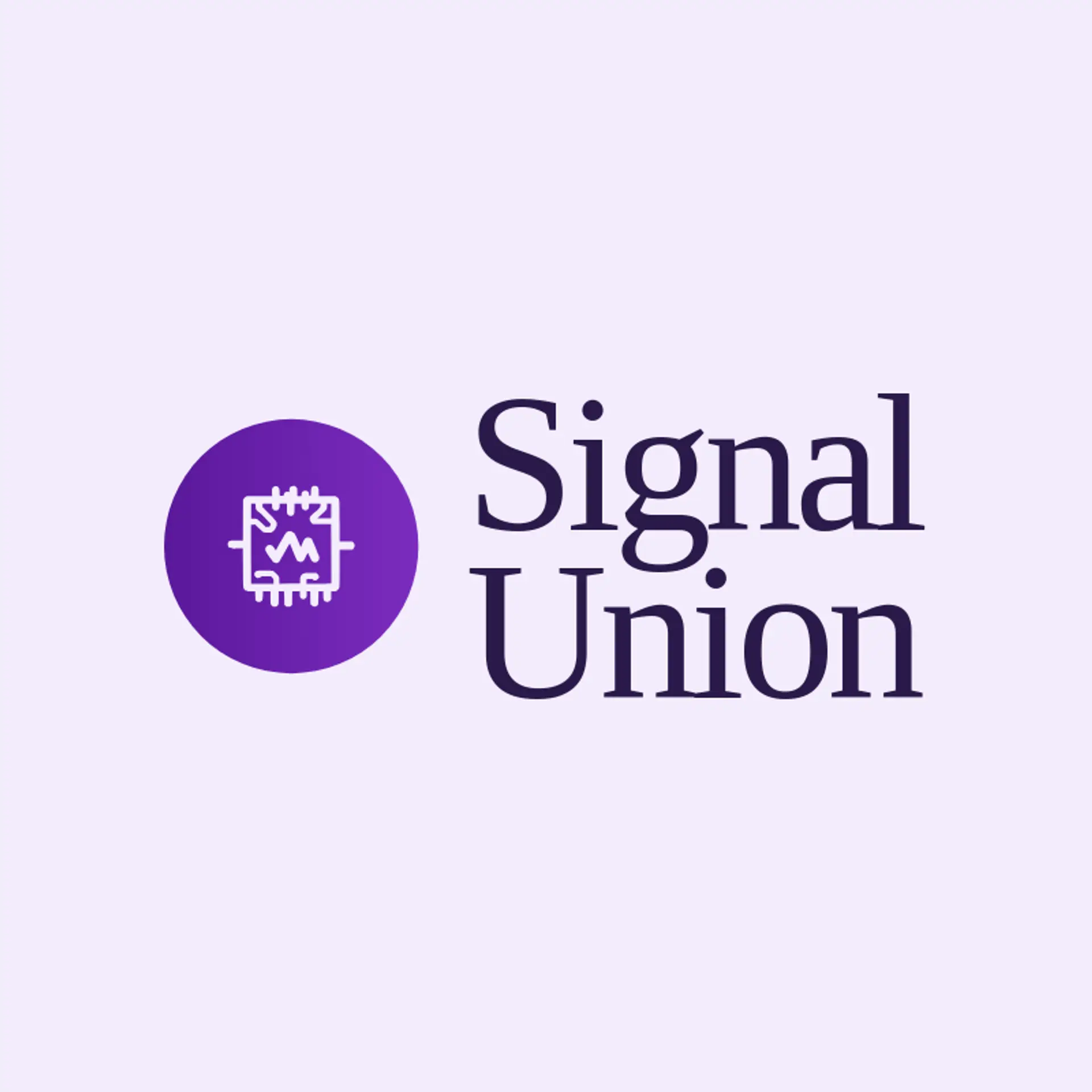 Signal Union logo for electronics