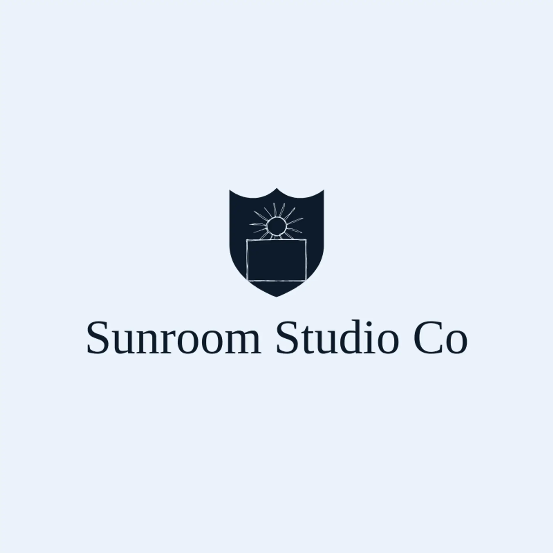 Sunroom Studio Co logo for canvas