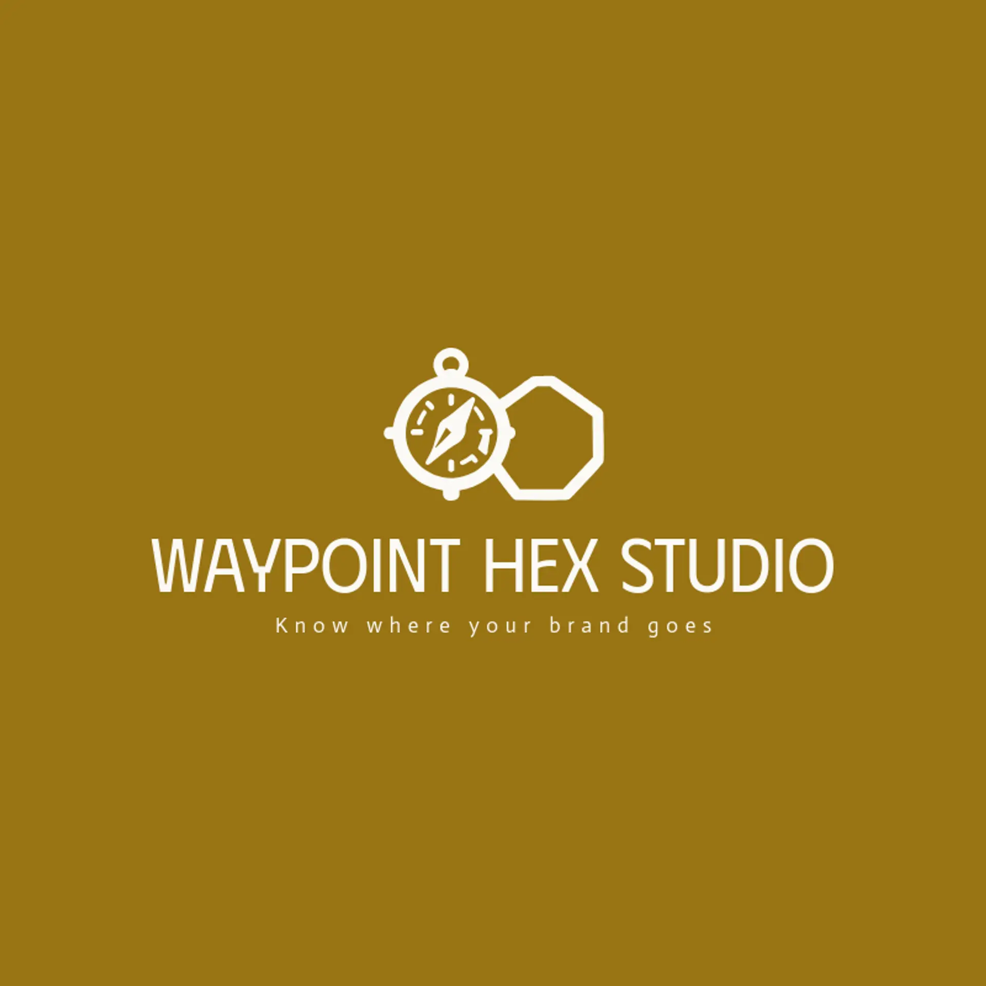 Waypoint Hex Studio logo for hexagon