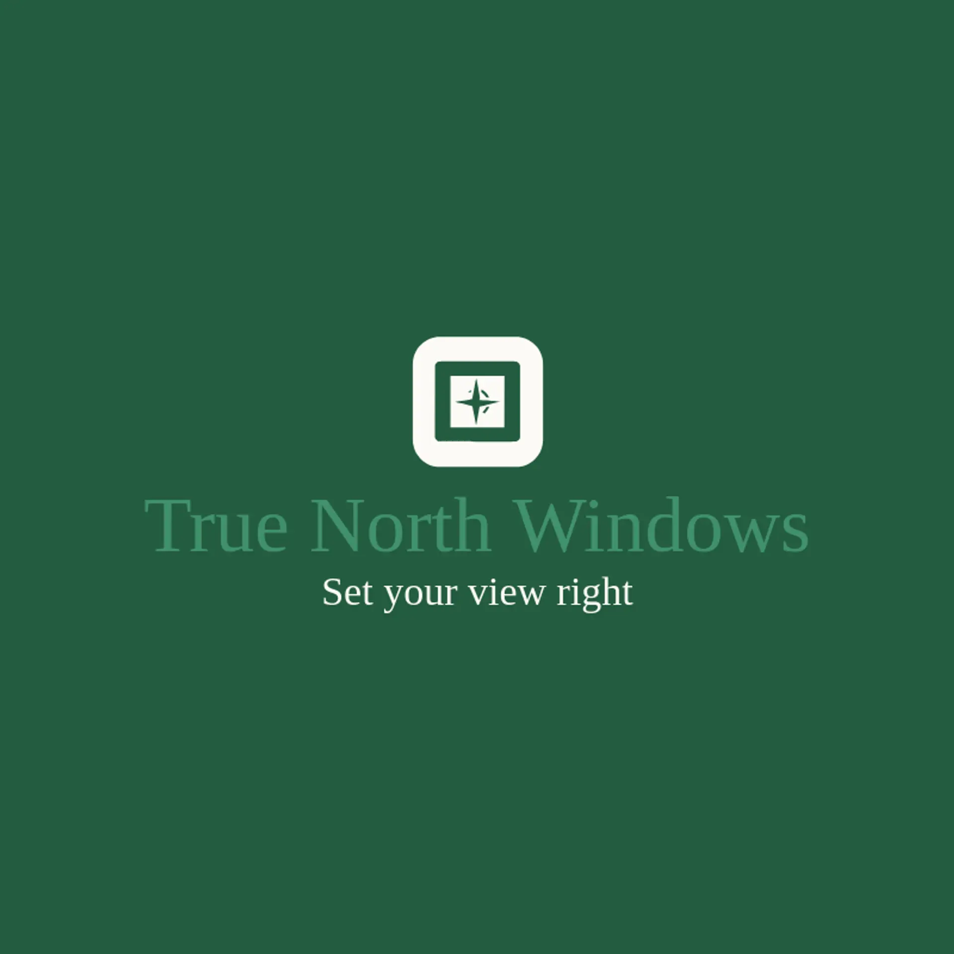 True North Windows logo for windows