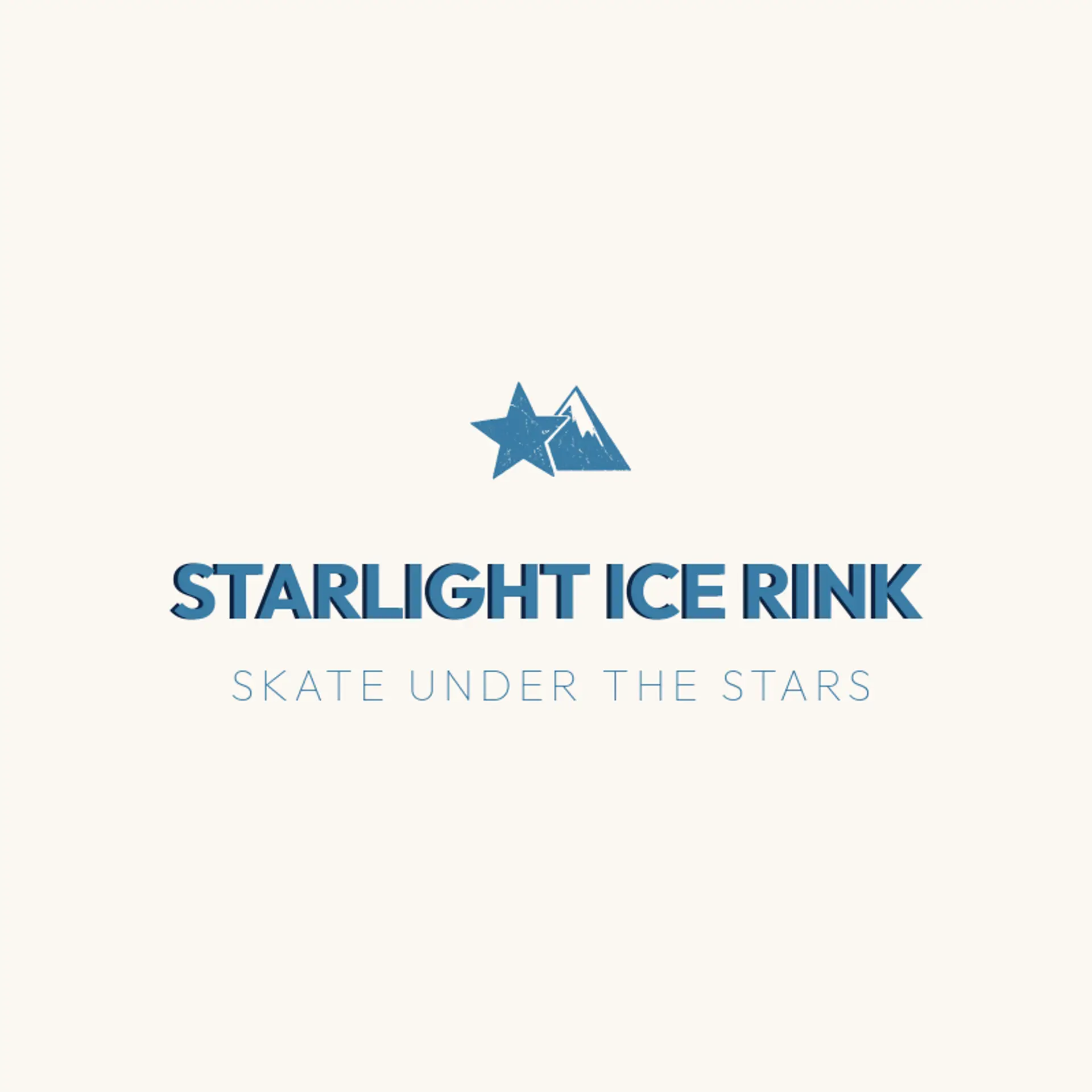 Starlight Ice Rink logo for frost