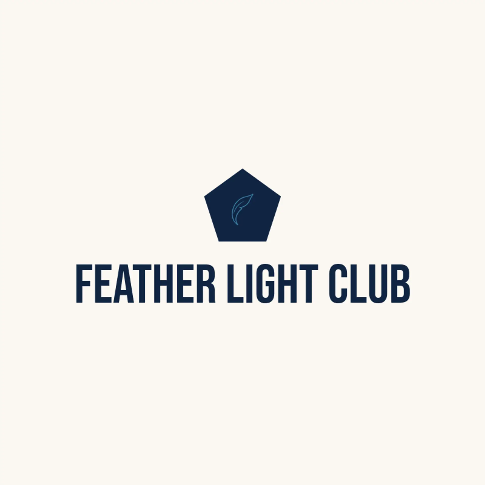 Feather Light Club logo for peacock