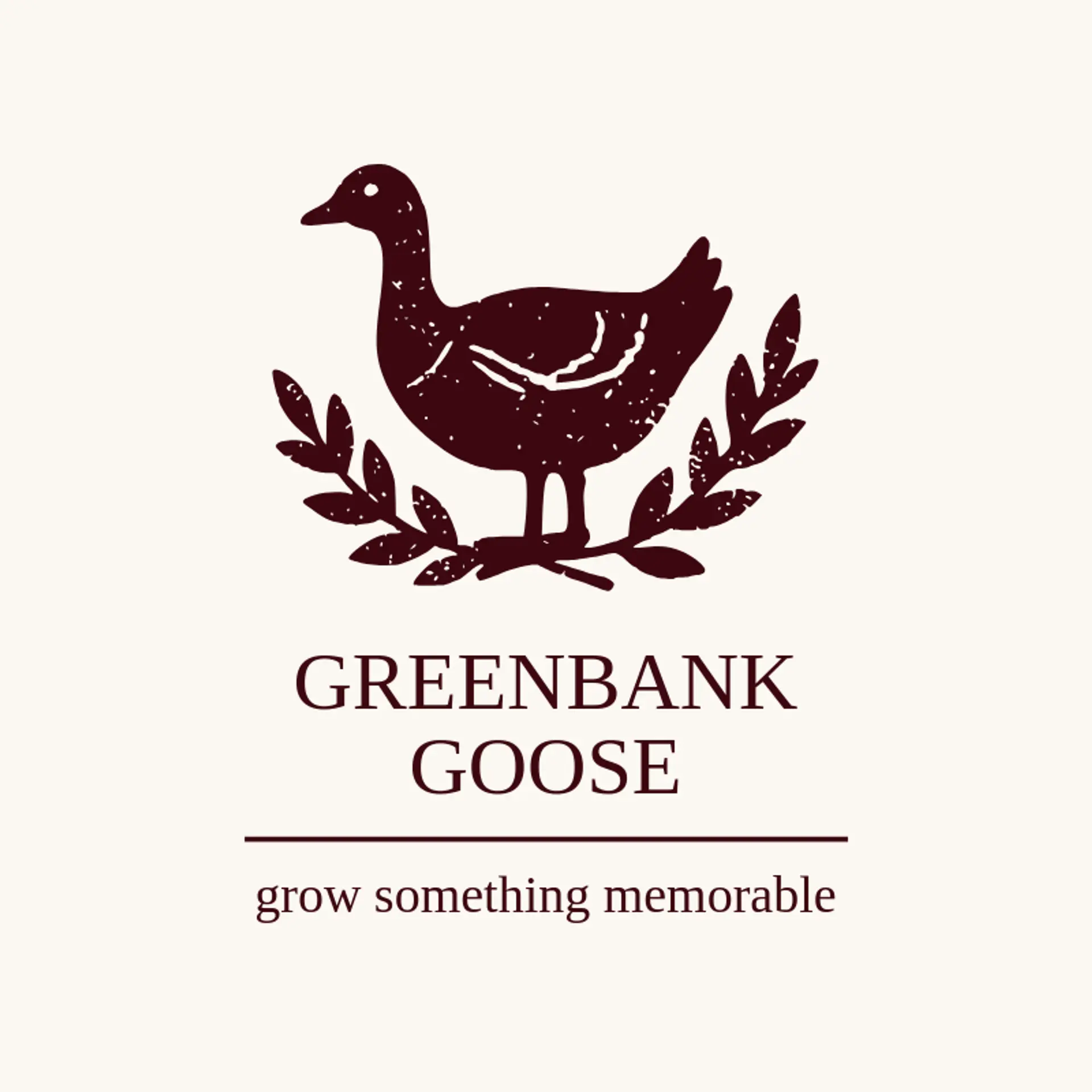 Greenbank Goose logo for goose
