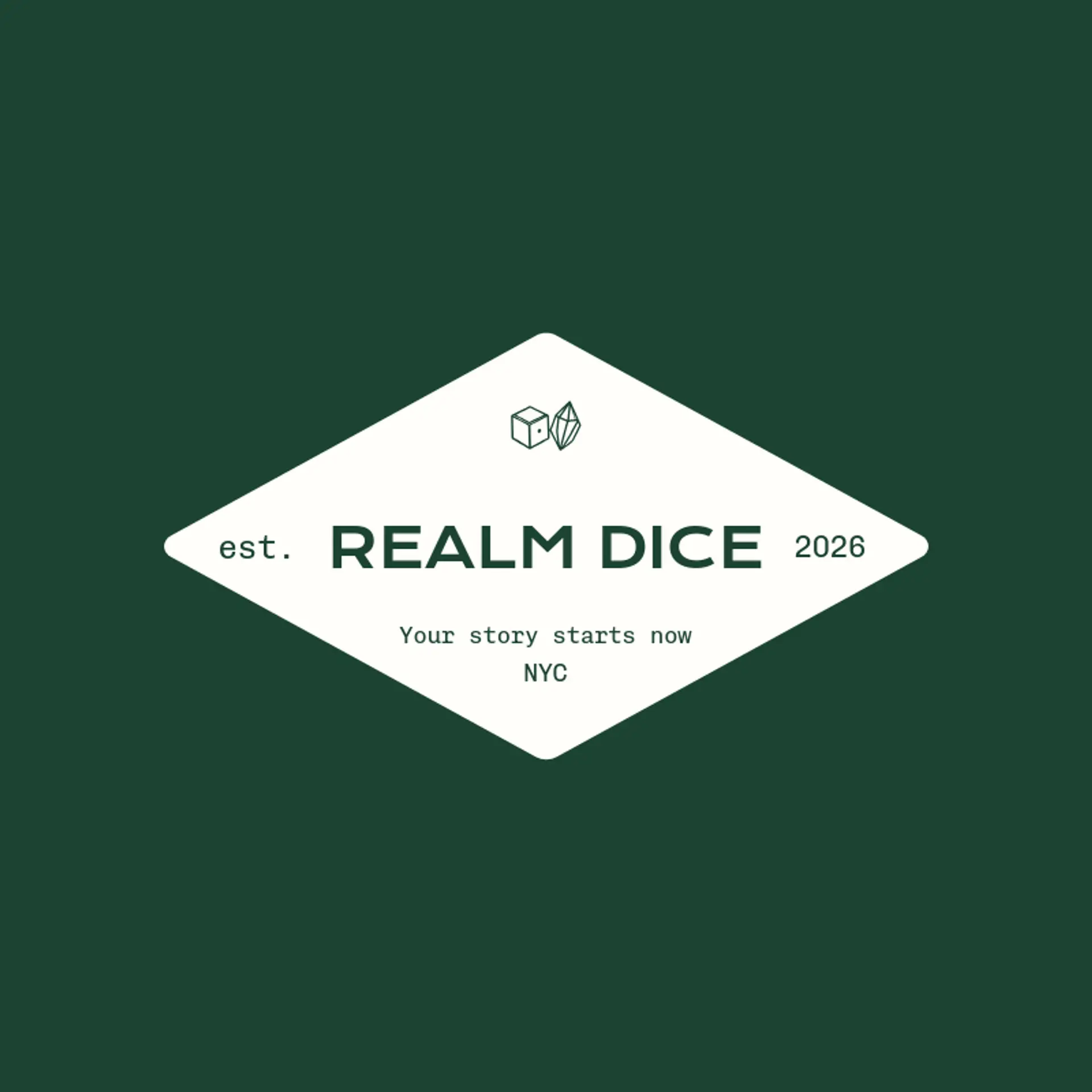 Realm Dice logo for fantasy