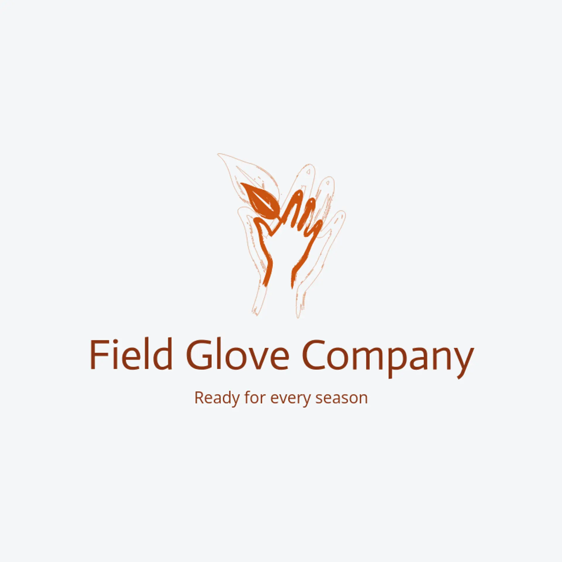 Field Glove Company logo for hand